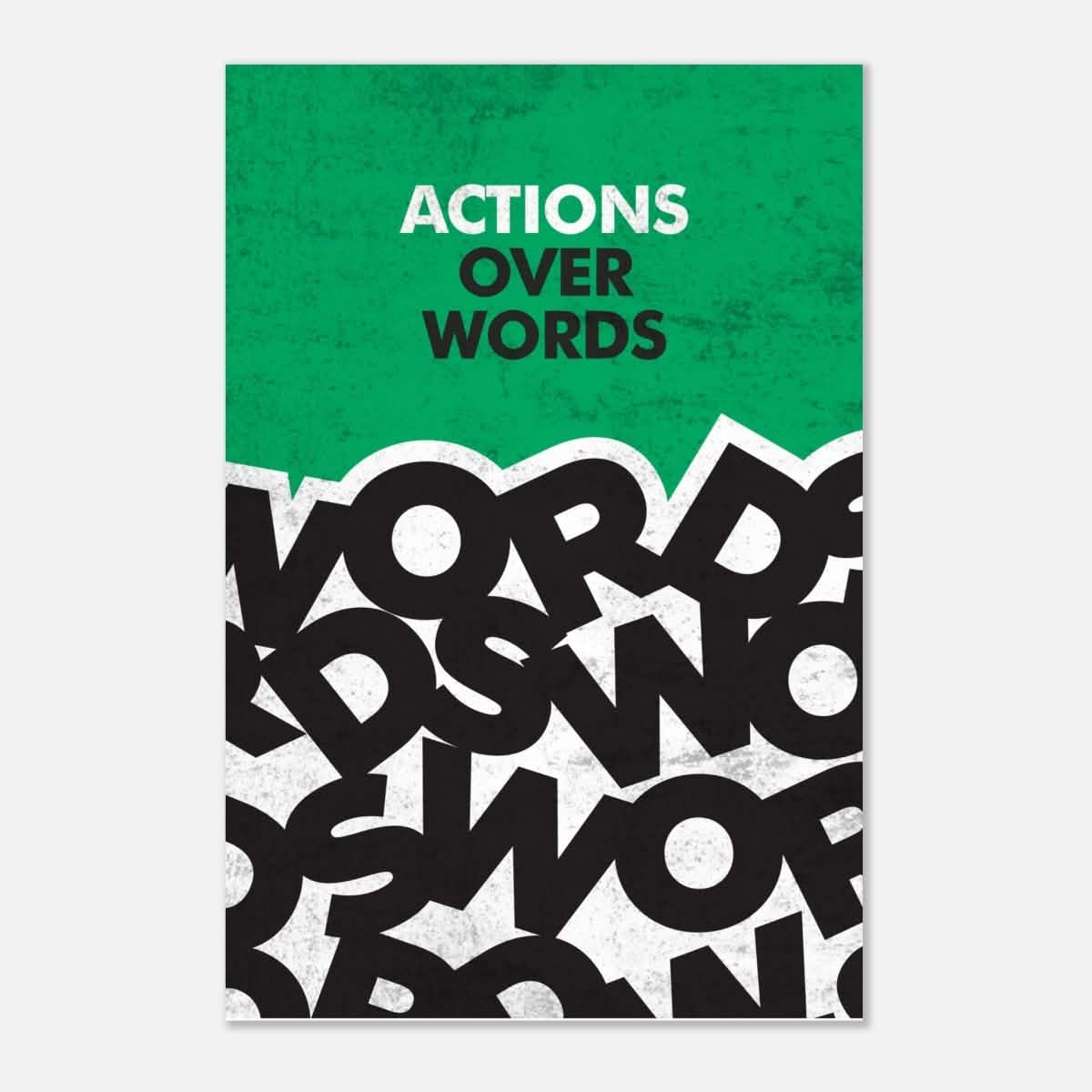 Da Vinci Motivational Wall art | Actions - Aluminum Print - 60x90 cm / 24x36″ -