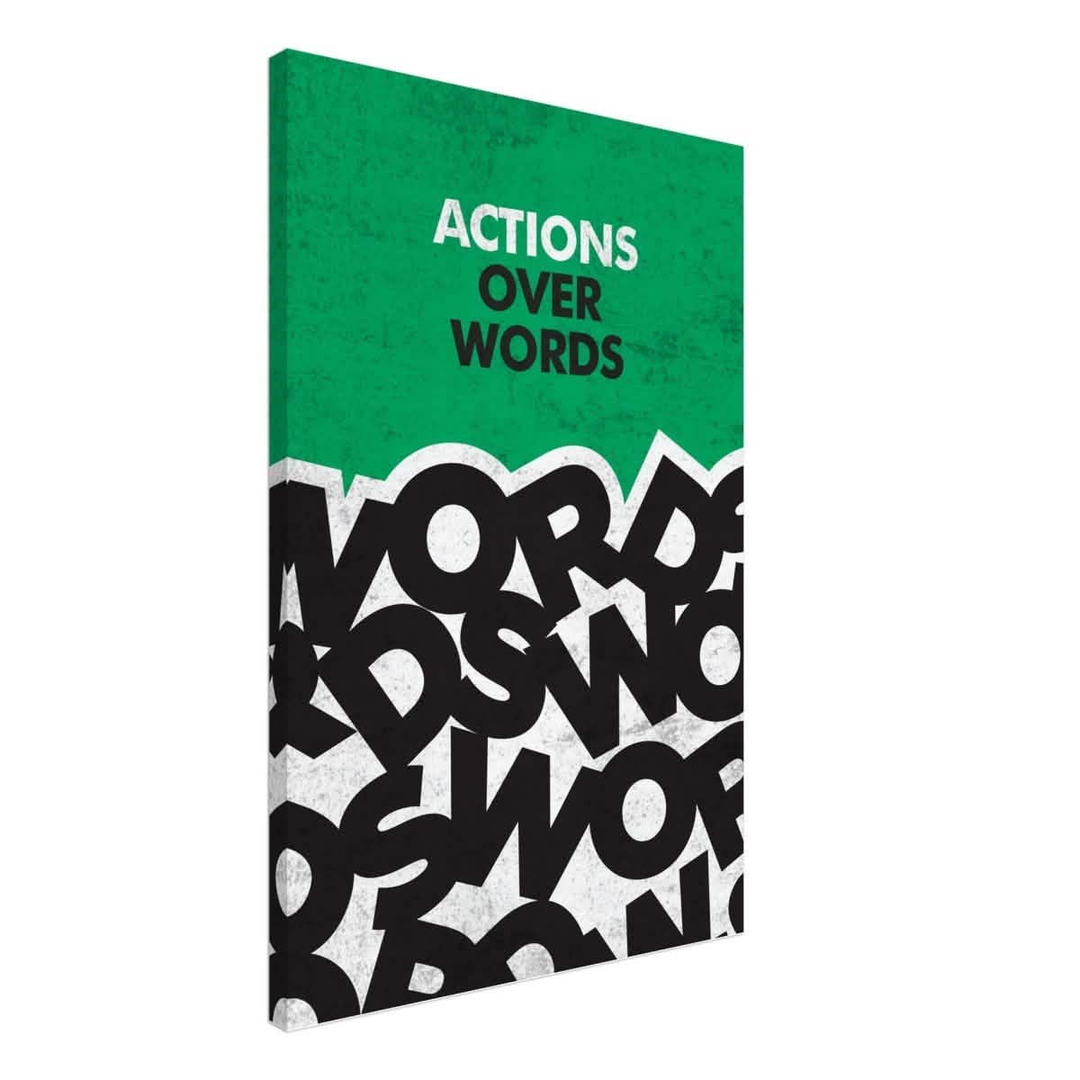 Da Vinci Motivational Wall art | Actions - Canvas - 50x75 cm / 20x30″ - Slim