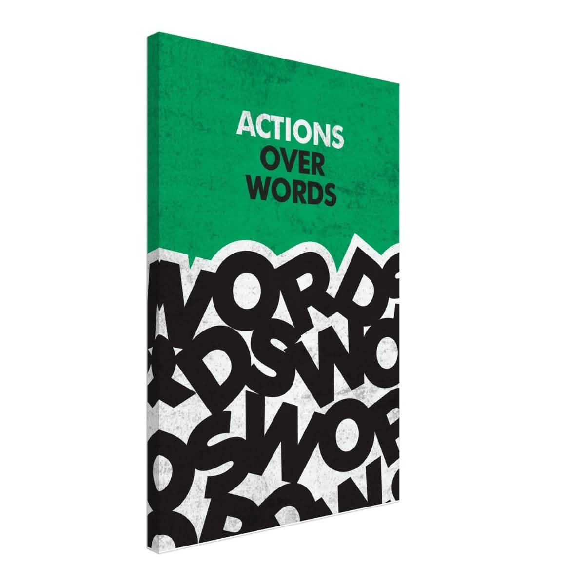 Da Vinci Motivational Wall art | Actions - Canvas - 40x60 cm / 16x24″ - Slim