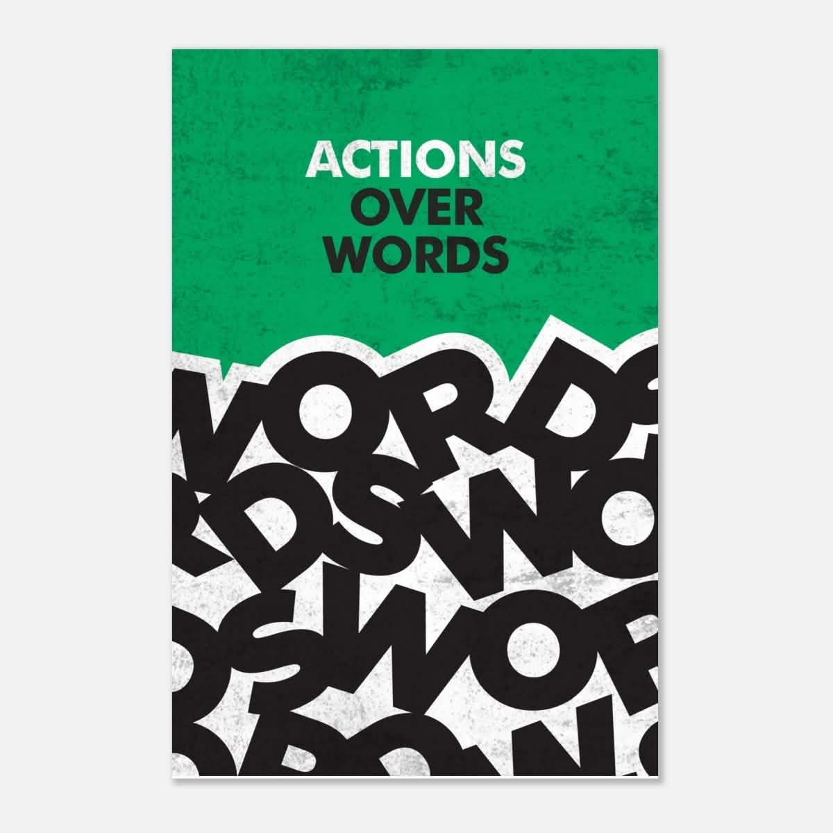 Da Vinci Motivational Wall art | Actions - Aluminum Print - 40x60 cm / 16x24″ -