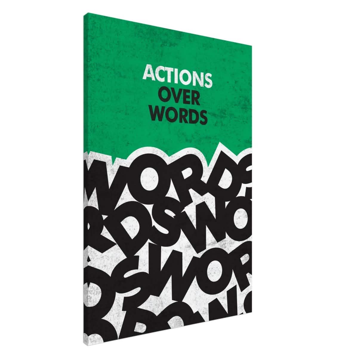 Da Vinci Motivational Wall art | Actions - Canvas - 70x100 cm / 28x40″ - Slim