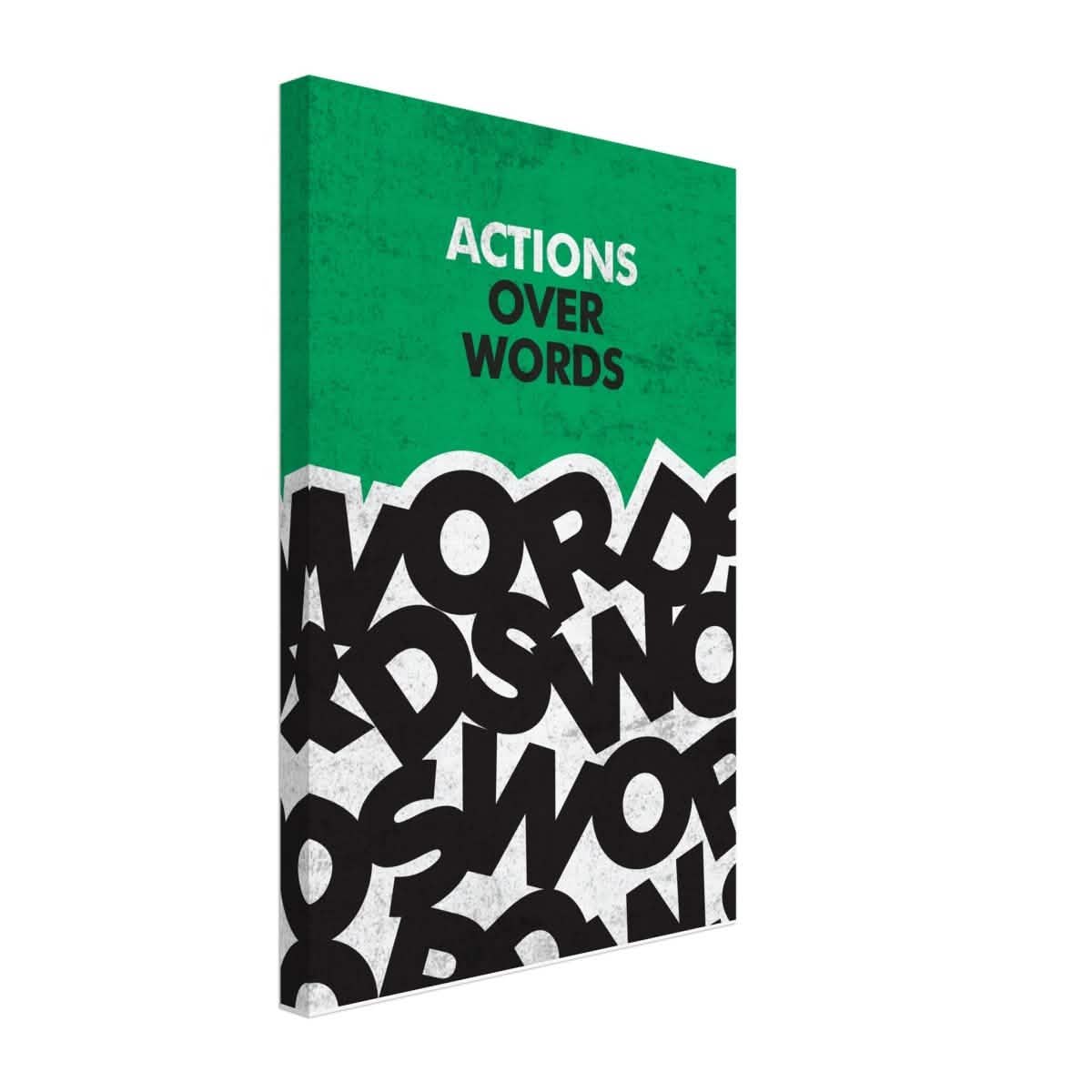 Da Vinci Motivational Wall art | Actions - Canvas - 30x45 cm / 12x18″ - Slim