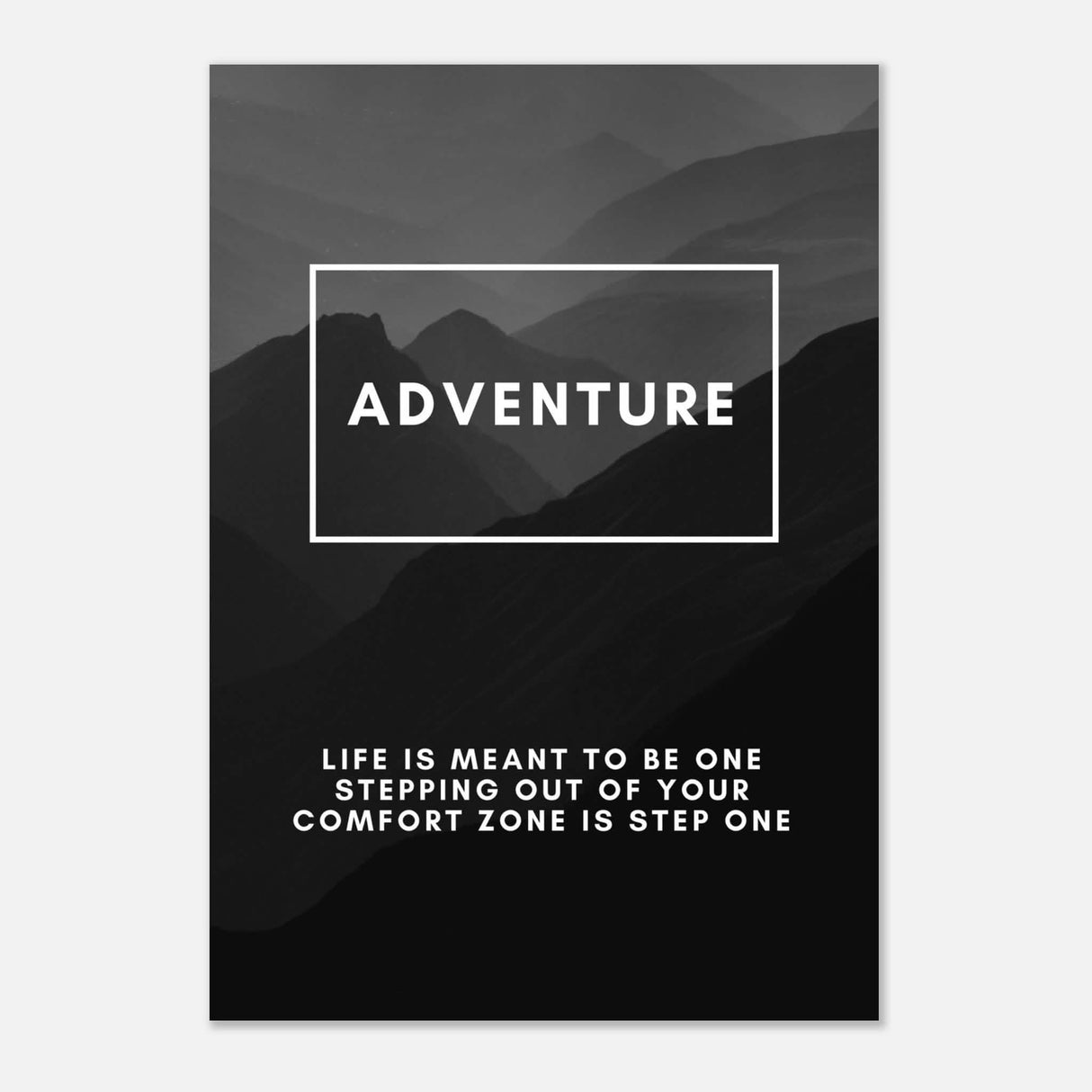 Da Vinci Motivational Wall Art | Adventure - Aluminum Print - 70x100 cm / 28x40″ -