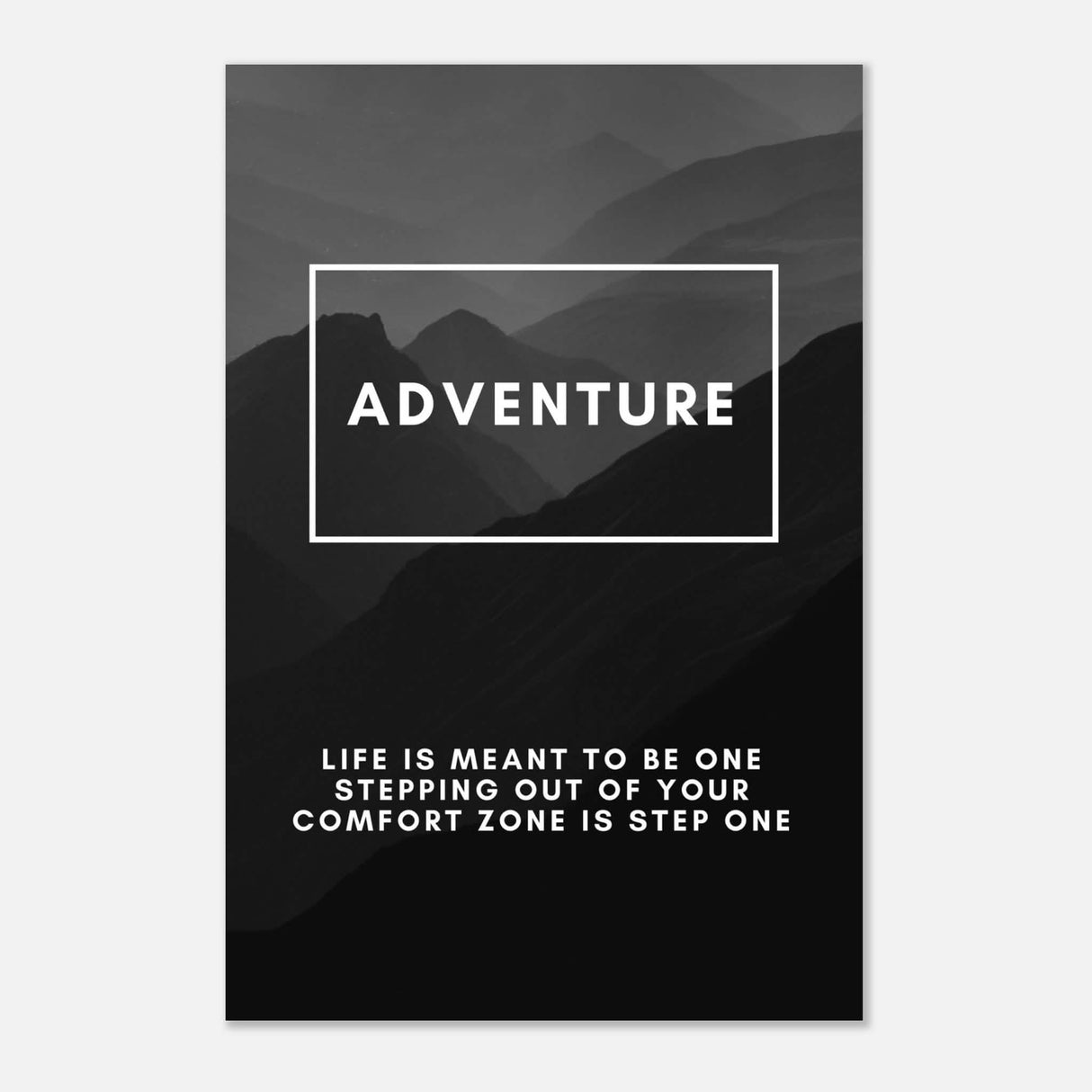 Da Vinci Motivational Wall Art | Adventure - Aluminum Print - 30x45 cm / 12x18″ -