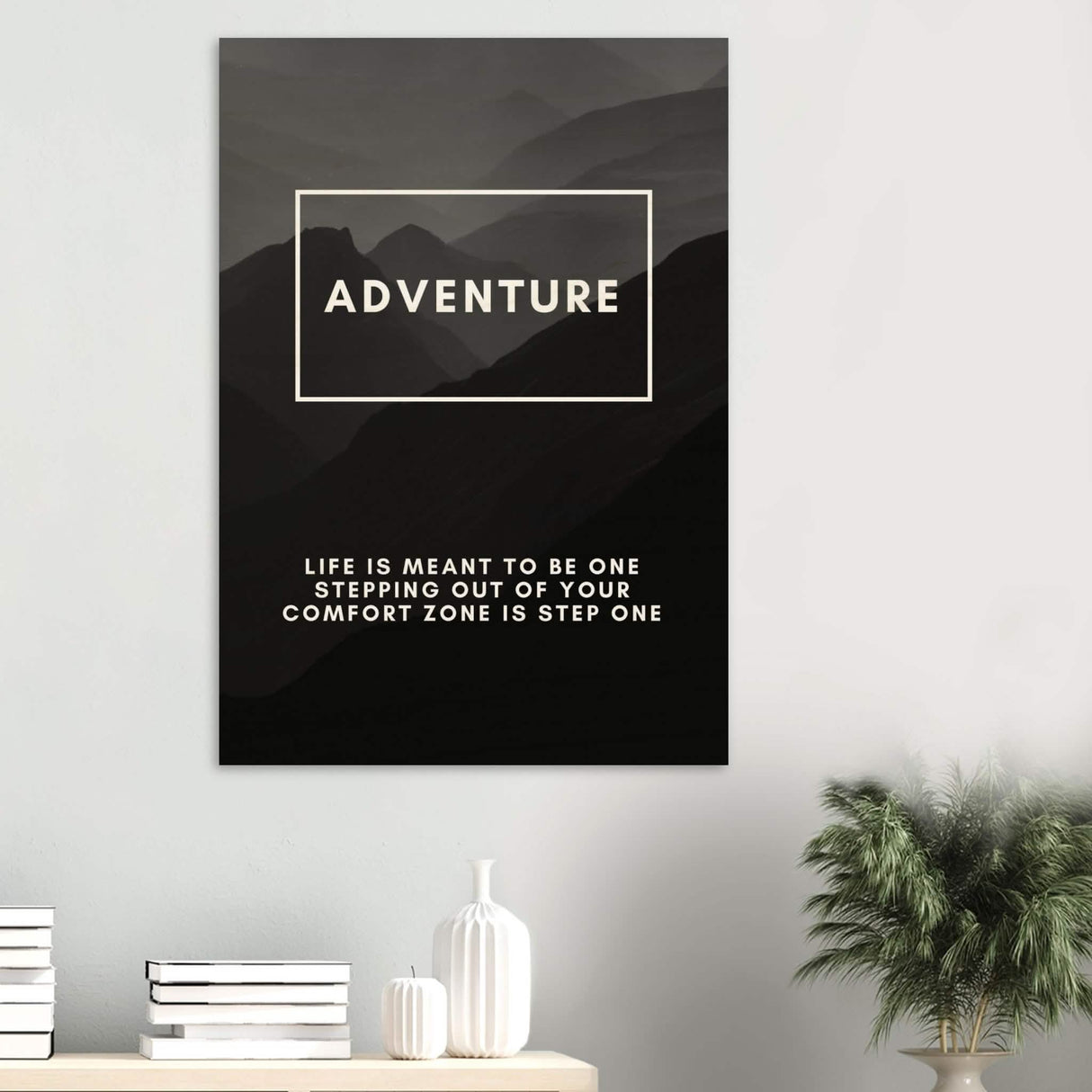 Da Vinci Motivational Wall Art | Adventure - Wood Prints - 70x100 cm / 28x40″ - 20 mm