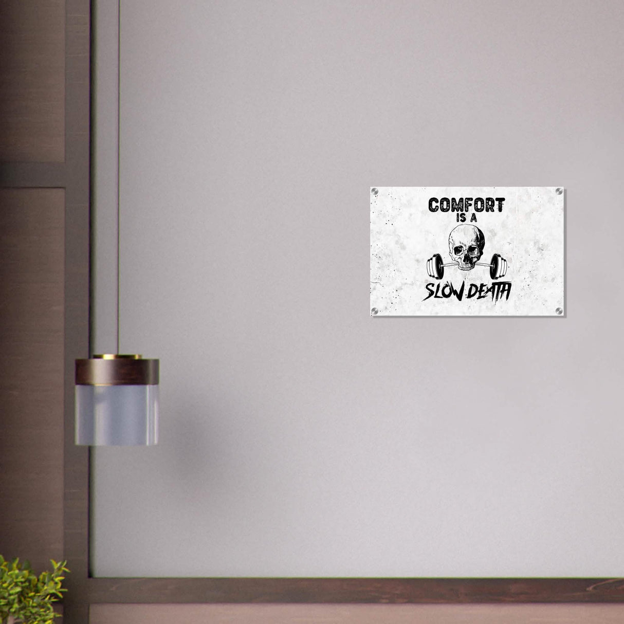 Da Vinci Motivational Wall Art | Comfort - Acrylic Print - 40x60 cm / 16x24″ -