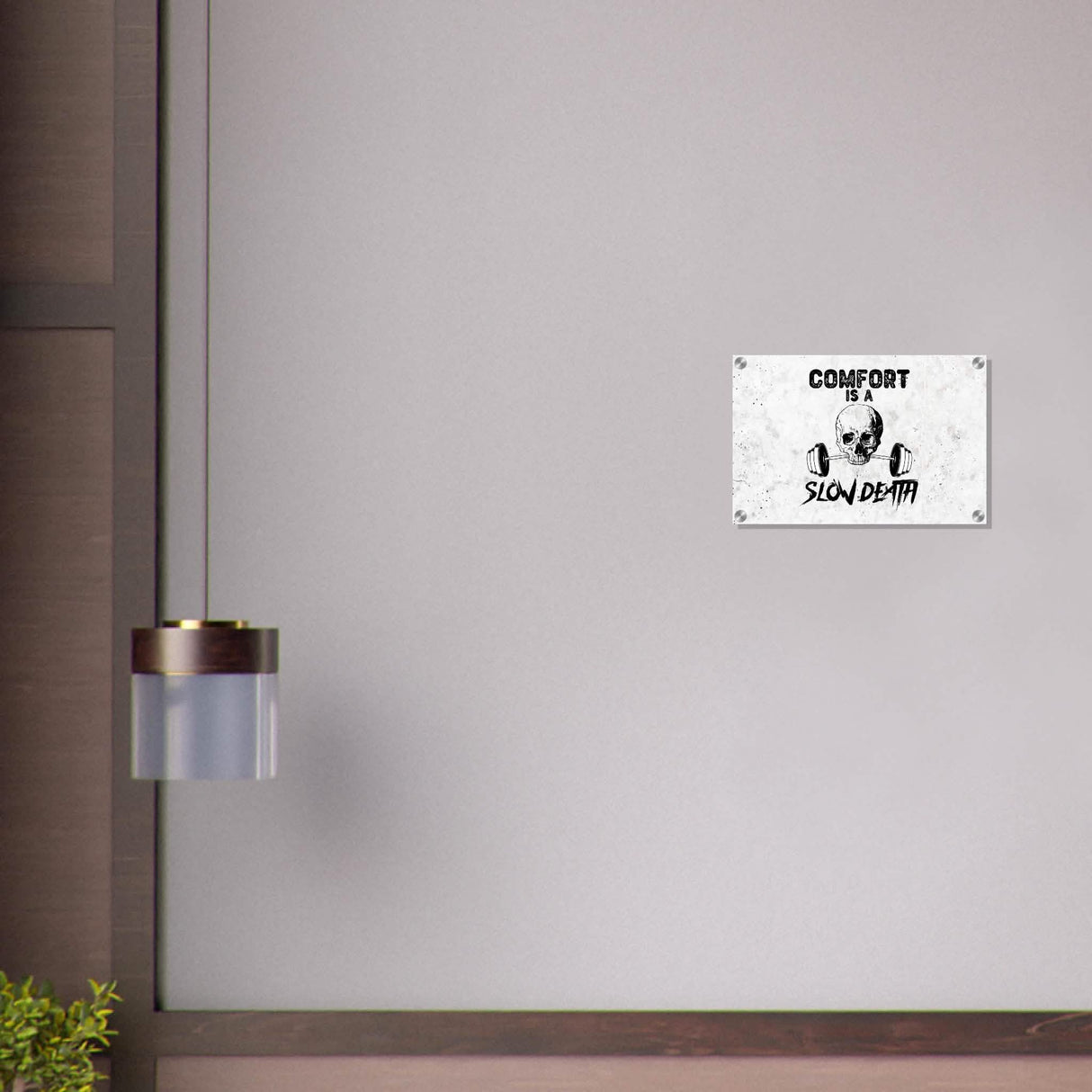 Da Vinci Motivational Wall Art | Comfort - Acrylic Print - 30x45 cm / 12x18″ -