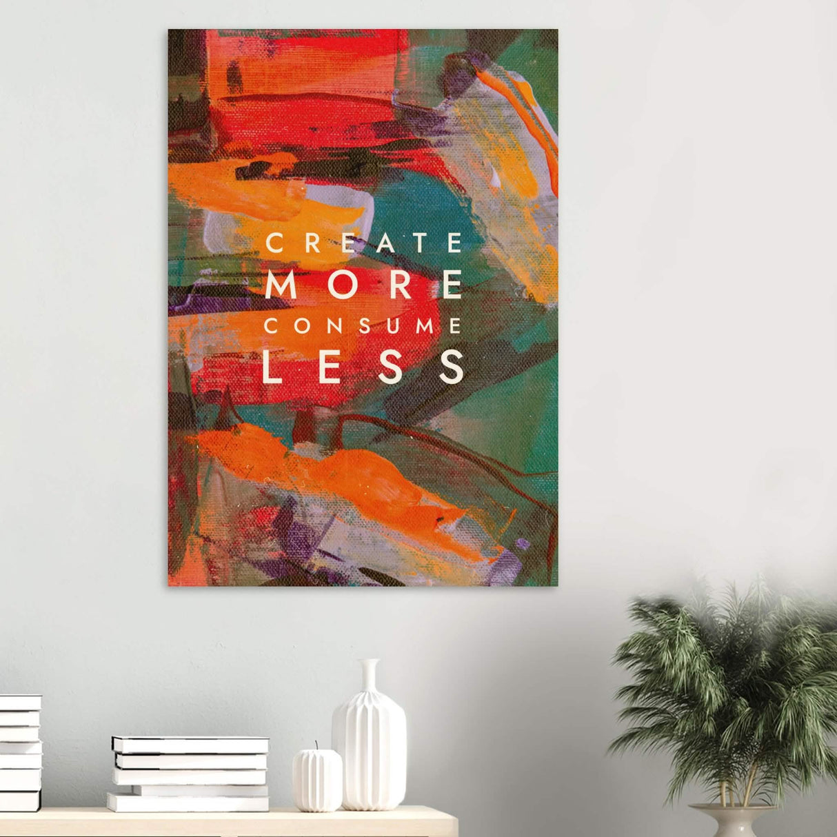 Da Vinci Motivational Wall Art | Create More - Wood Prints - 70x100 cm / 28x40″ - 10 mm