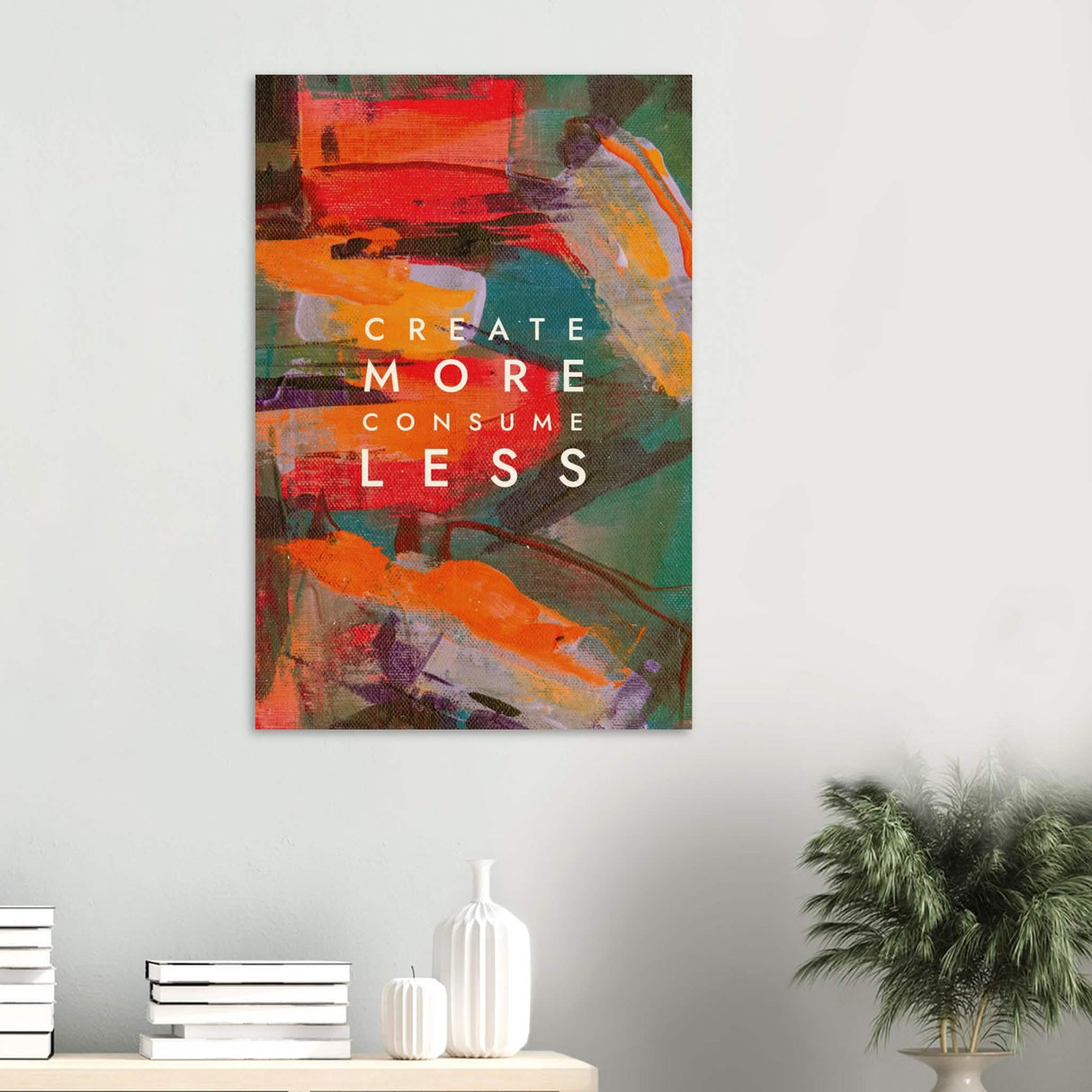 Da Vinci Motivational Wall Art | Create More - Wood Prints - 60x90 cm / 24x36″ - 10 mm