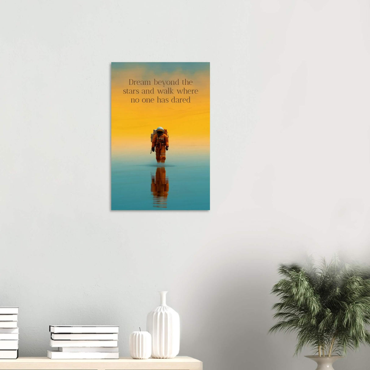 Da Vinci Motivational Wall Art | Dare - Wood Prints - 40x60 cm / 16x24″ - 20 mm