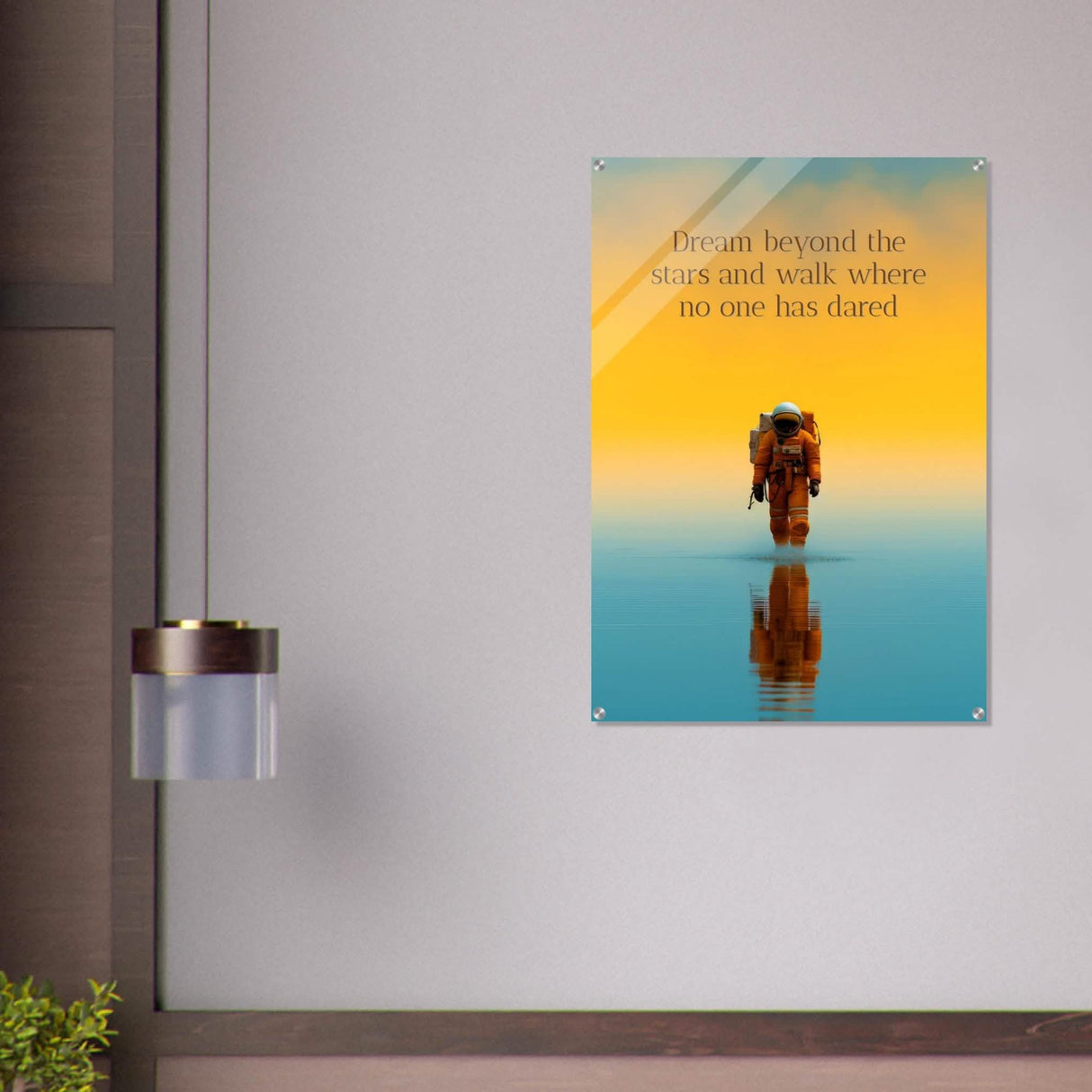 Da Vinci Motivational Wall Art | Dare - Acrylic Print - 70x100 cm / 28x40″ -