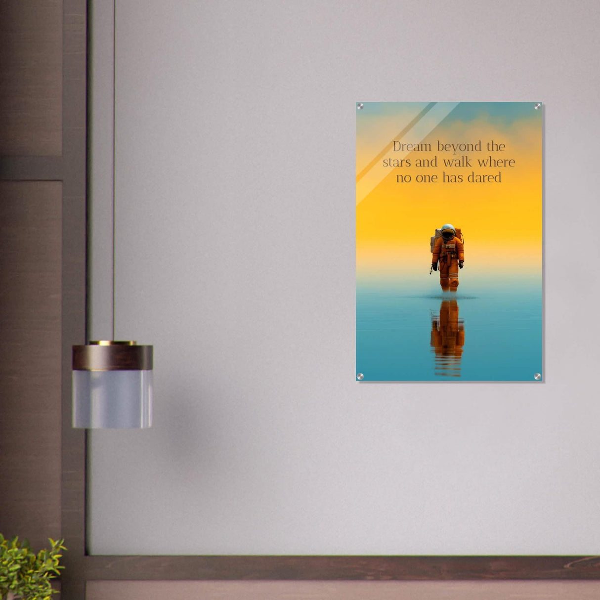 Da Vinci Motivational Wall Art | Dare - Acrylic Print - 60x90 cm / 24x36″ -