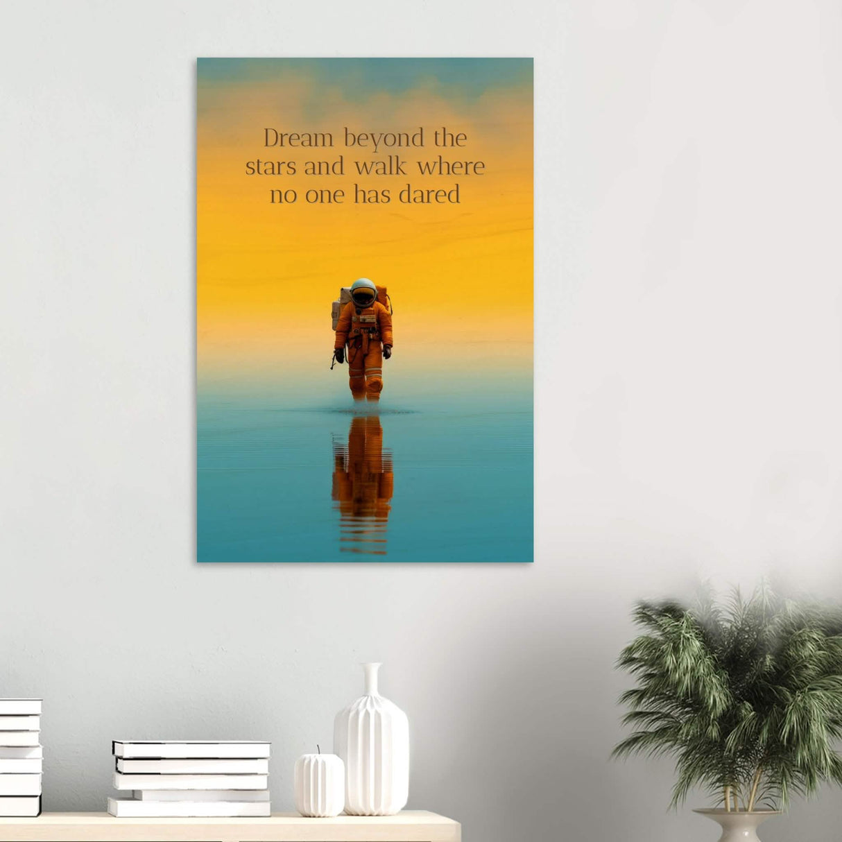 Da Vinci Motivational Wall Art | Dare - Wood Prints - 60x90 cm / 24x36″ - 10 mm