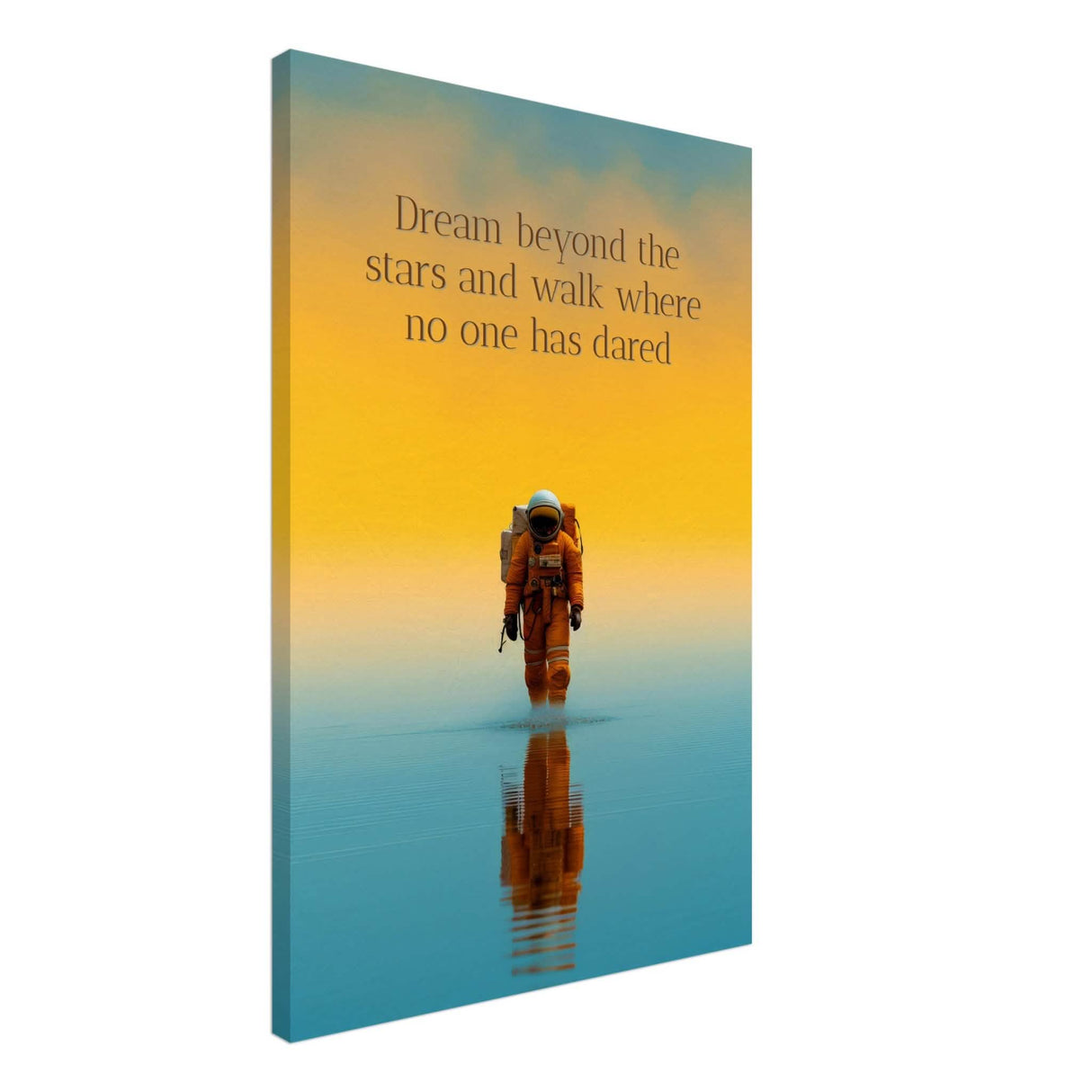 Da Vinci Motivational Wall Art | Dare - Canvas - 50x75 cm / 20x30″ - Slim