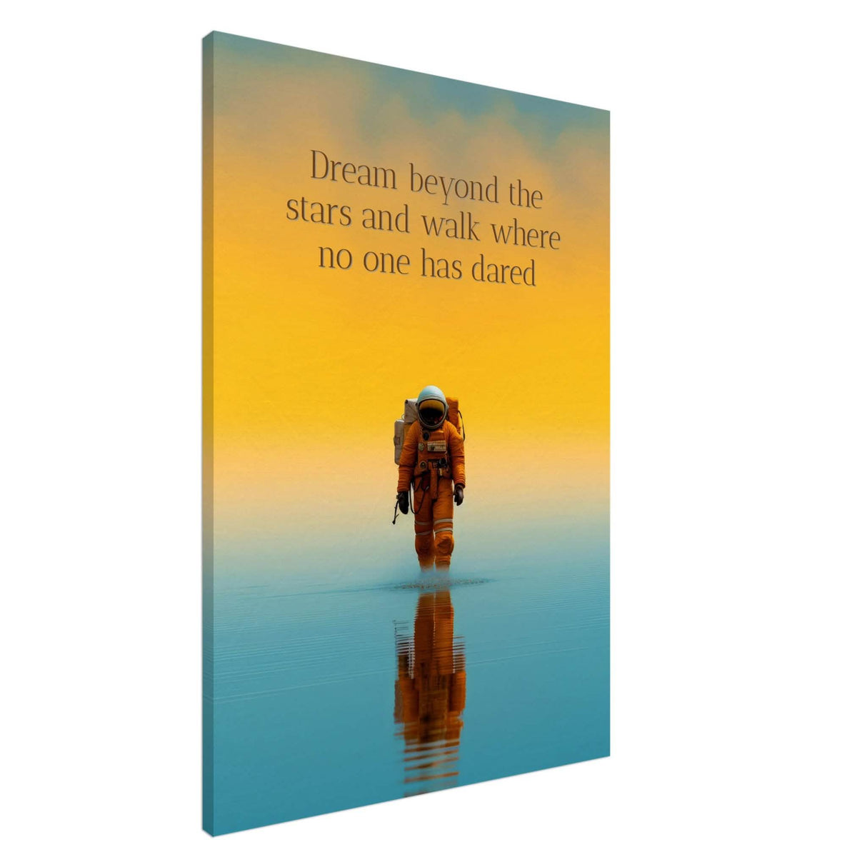 Da Vinci Motivational Wall Art | Dare - Canvas - 70x100 cm / 28x40″ - Slim