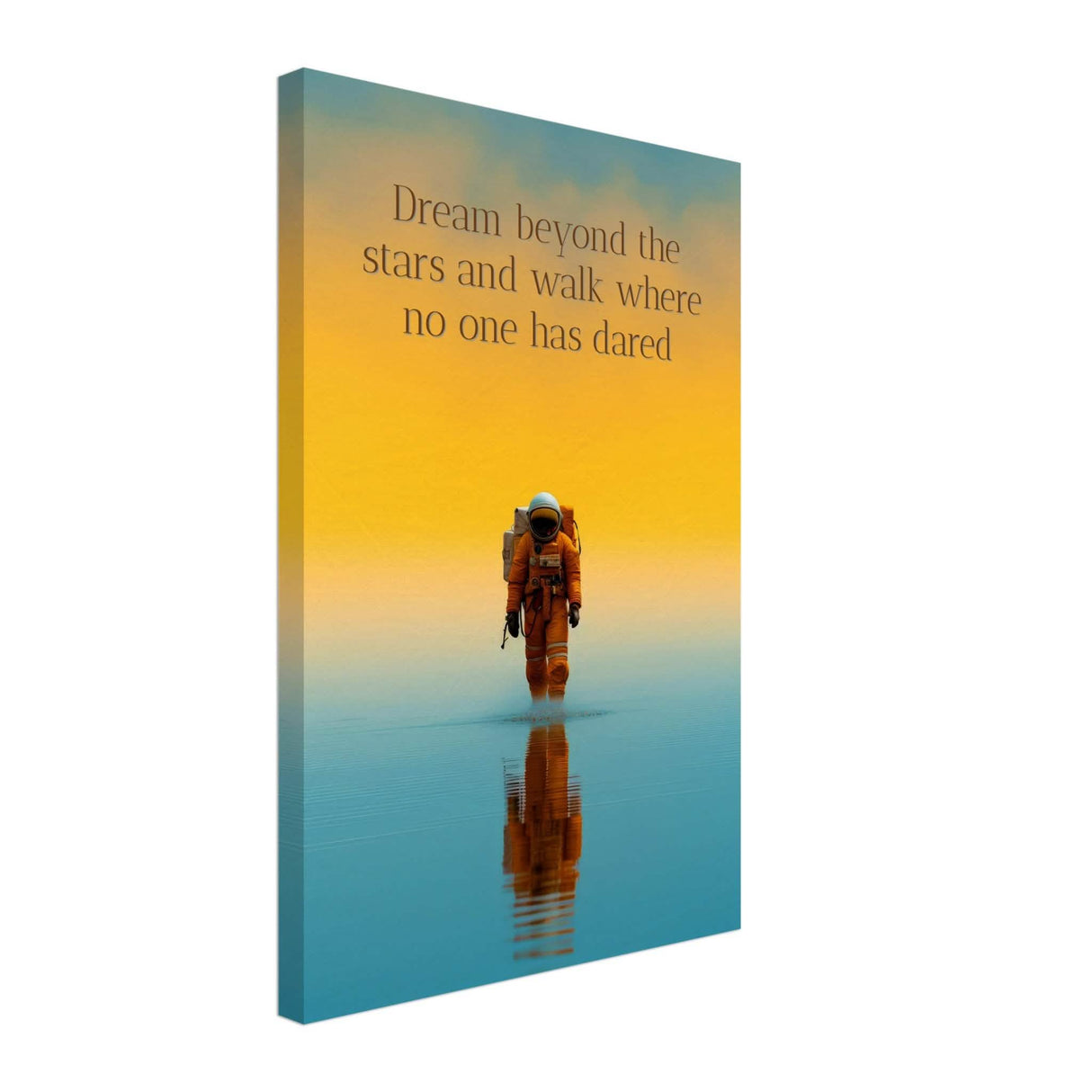 Da Vinci Motivational Wall Art | Dare - Canvas - 40x60 cm / 16x24″ - Thick