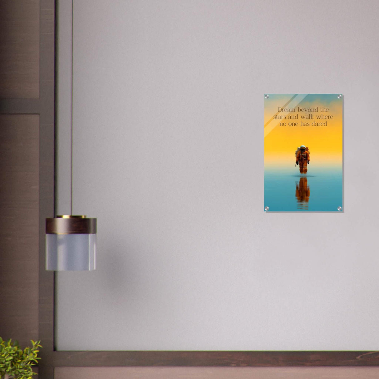 Da Vinci Motivational Wall Art | Dare - Acrylic Print - 40x60 cm / 16x24″ -