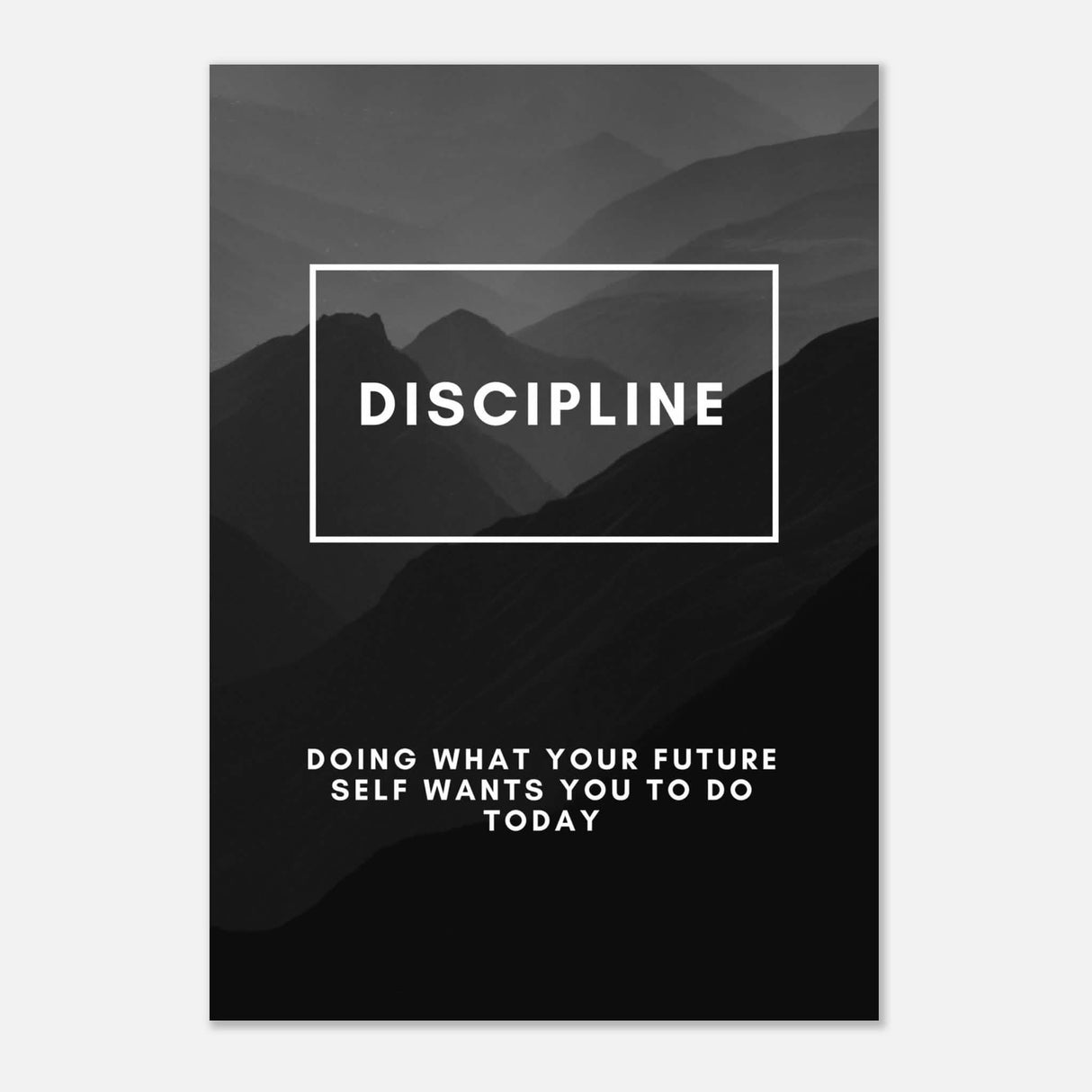 Da Vinci Motivational Wall Art | Discipline - Aluminum Print - 70x100 cm / 28x40″ -