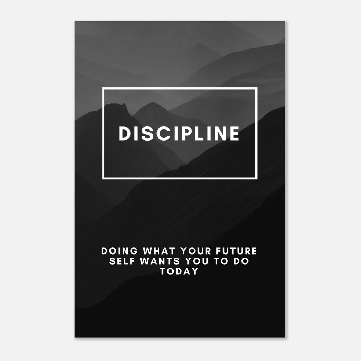 Da Vinci Motivational Wall Art | Discipline - Aluminum Print - 60x90 cm / 24x36″ -