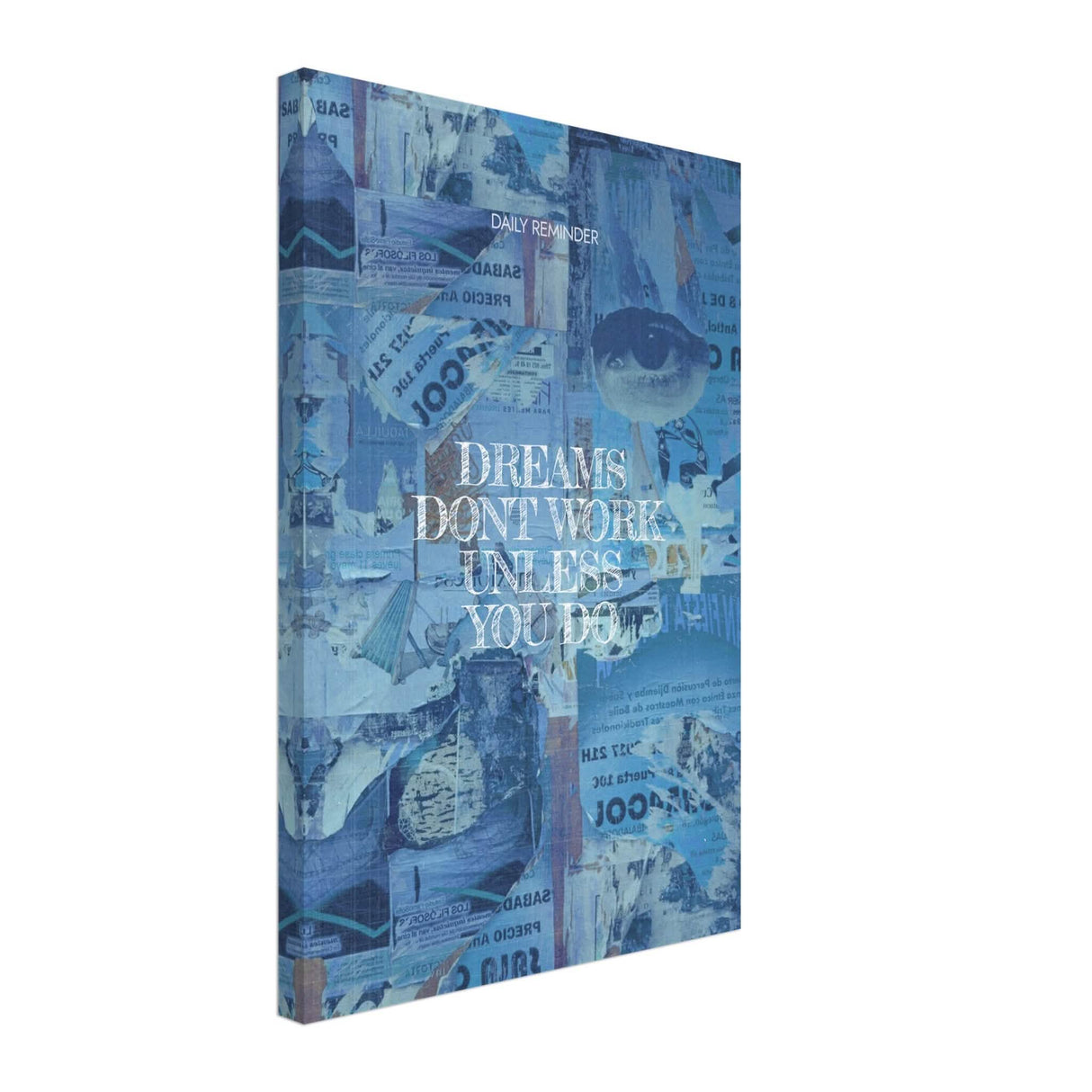 Da Vinci Motivational Wall Art | Dreams - Canvas - 40x60 cm / 16x24″ - Thick