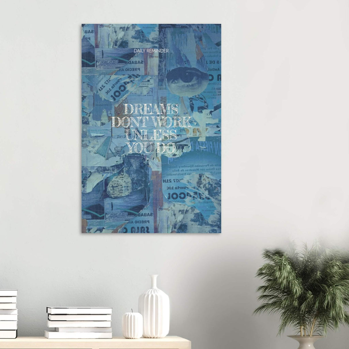 Da Vinci Motivational Wall Art | Dreams - Wood Prints - 60x90 cm / 24x36″ - 20 mm