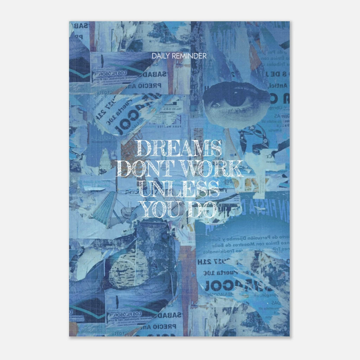 Da Vinci Motivational Wall Art | Dreams - Aluminum Print - 70x100 cm / 28x40″ -