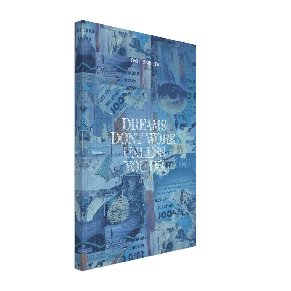 Da Vinci Motivational Wall Art | Dreams - Canvas - 30x45 cm / 12x18″ - Slim