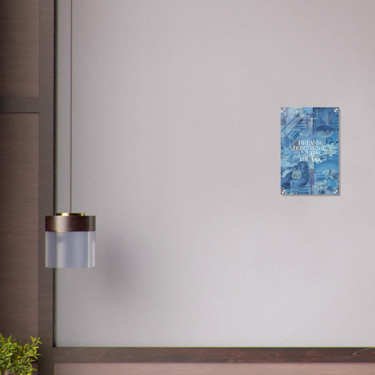 Da Vinci Motivational Wall Art | Dreams - Acrylic Print - 30x45 cm / 12x18″ -