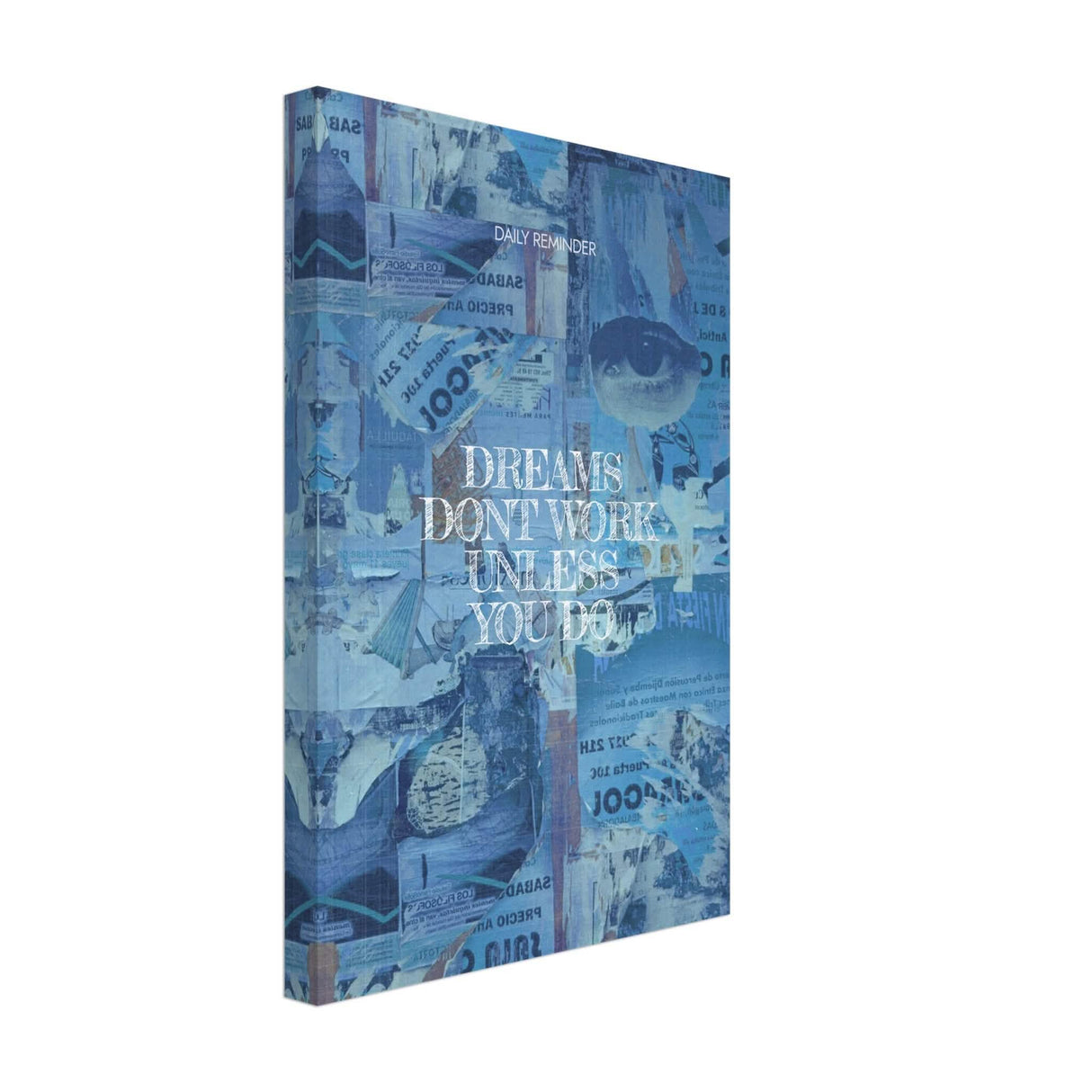 Da Vinci Motivational Wall Art | Dreams - Canvas - 30x45 cm / 12x18″ - Thick