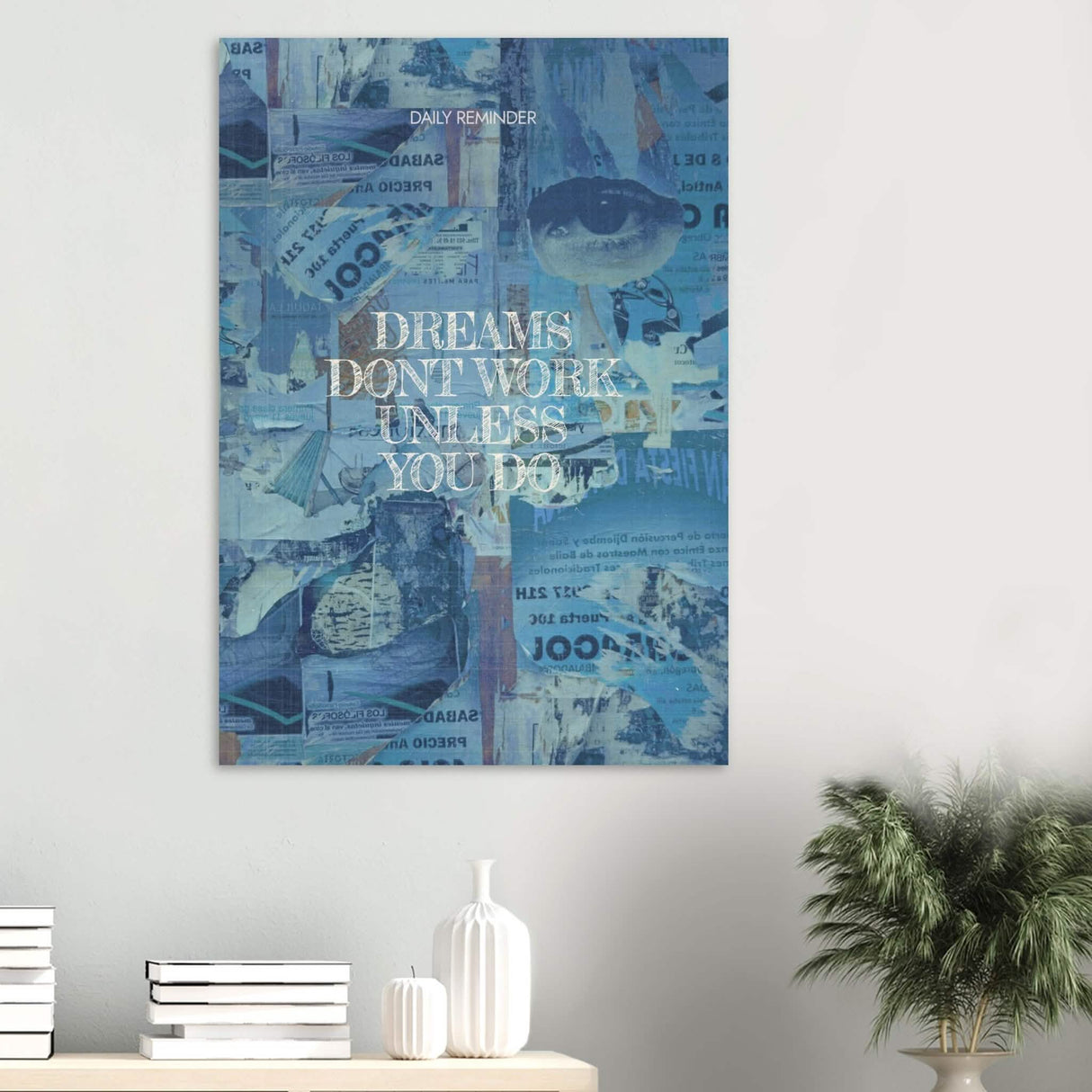 Da Vinci Motivational Wall Art | Dreams - Wood Prints - 70x100 cm / 28x40″ - 20 mm