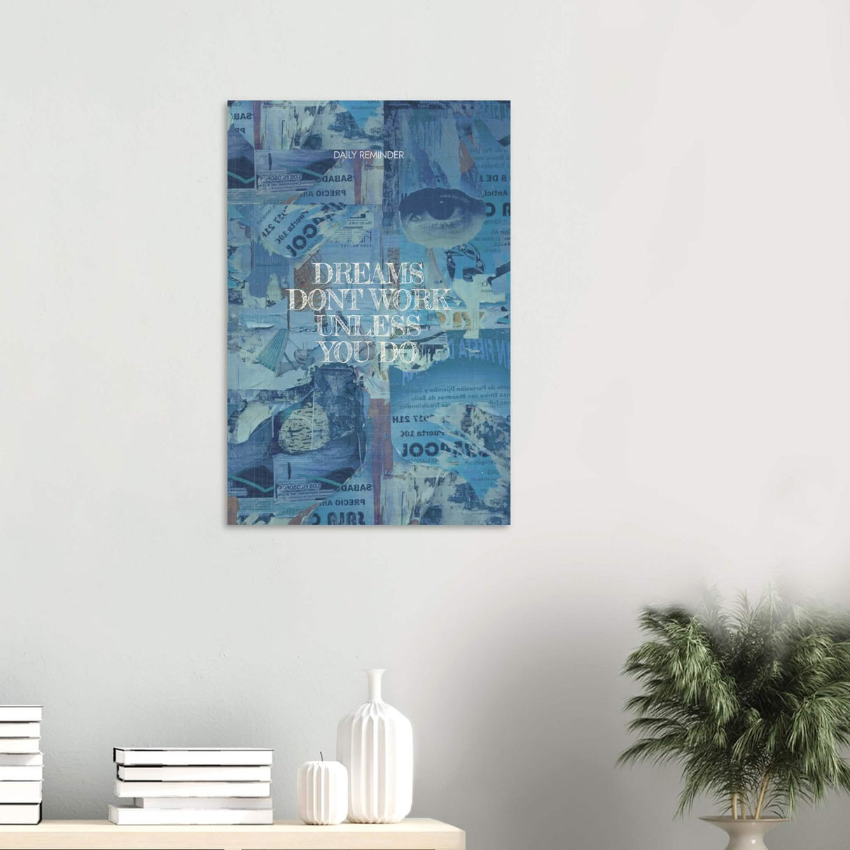 Da Vinci Motivational Wall Art | Dreams - Wood Prints - 50x75 cm / 20x30″ - 20 mm