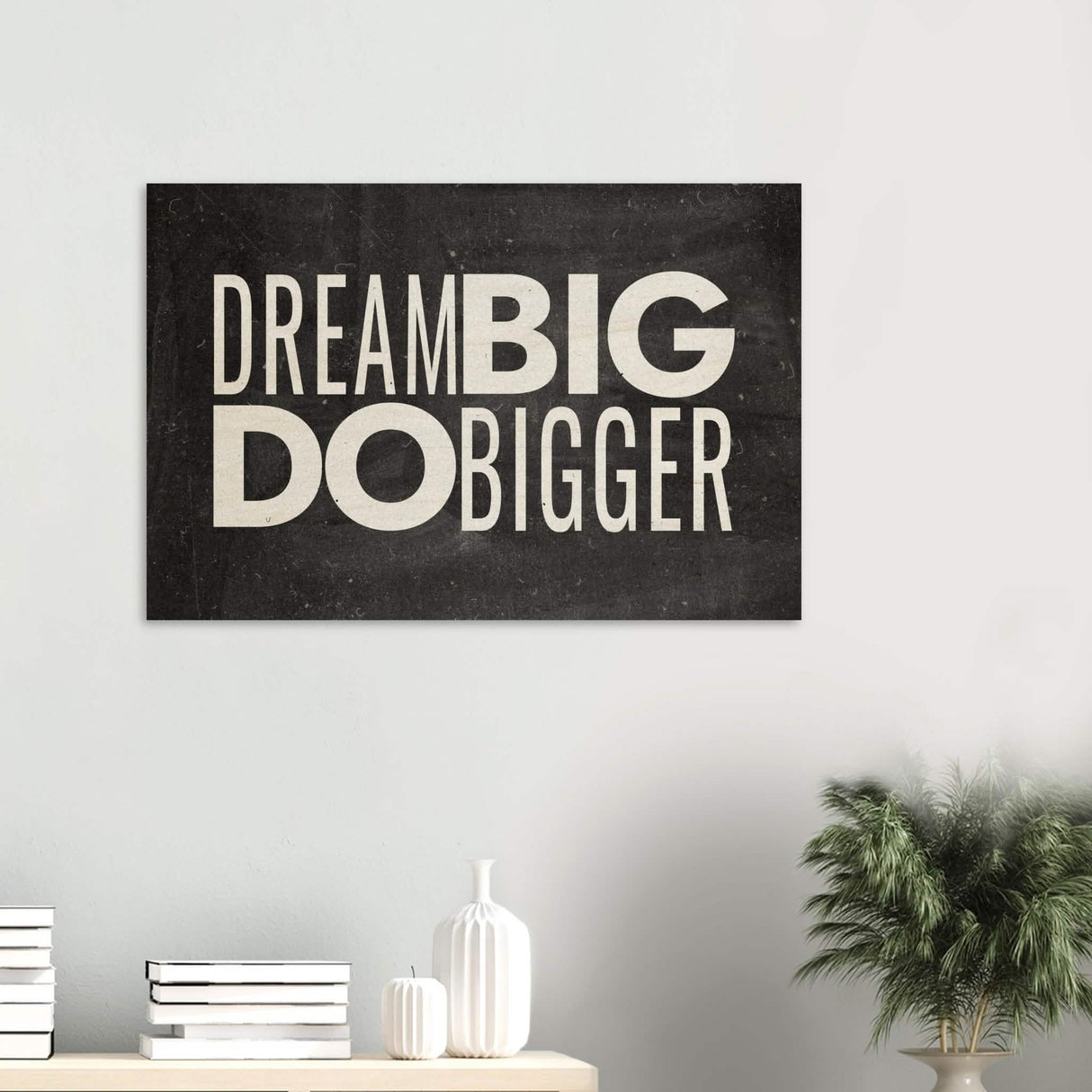 Da Vinci Motivational Wall Art | Dream - Wood Prints - 60x90 cm / 24x36″ - 10 mm