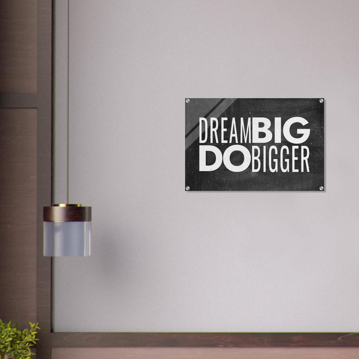 Da Vinci Motivational Wall Art | Dream - Acrylic Print - 50x75 cm / 20x30″ -