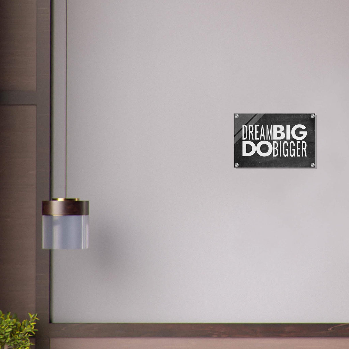 Da Vinci Motivational Wall Art | Dream - Acrylic Print - 30x45 cm / 12x18″ -