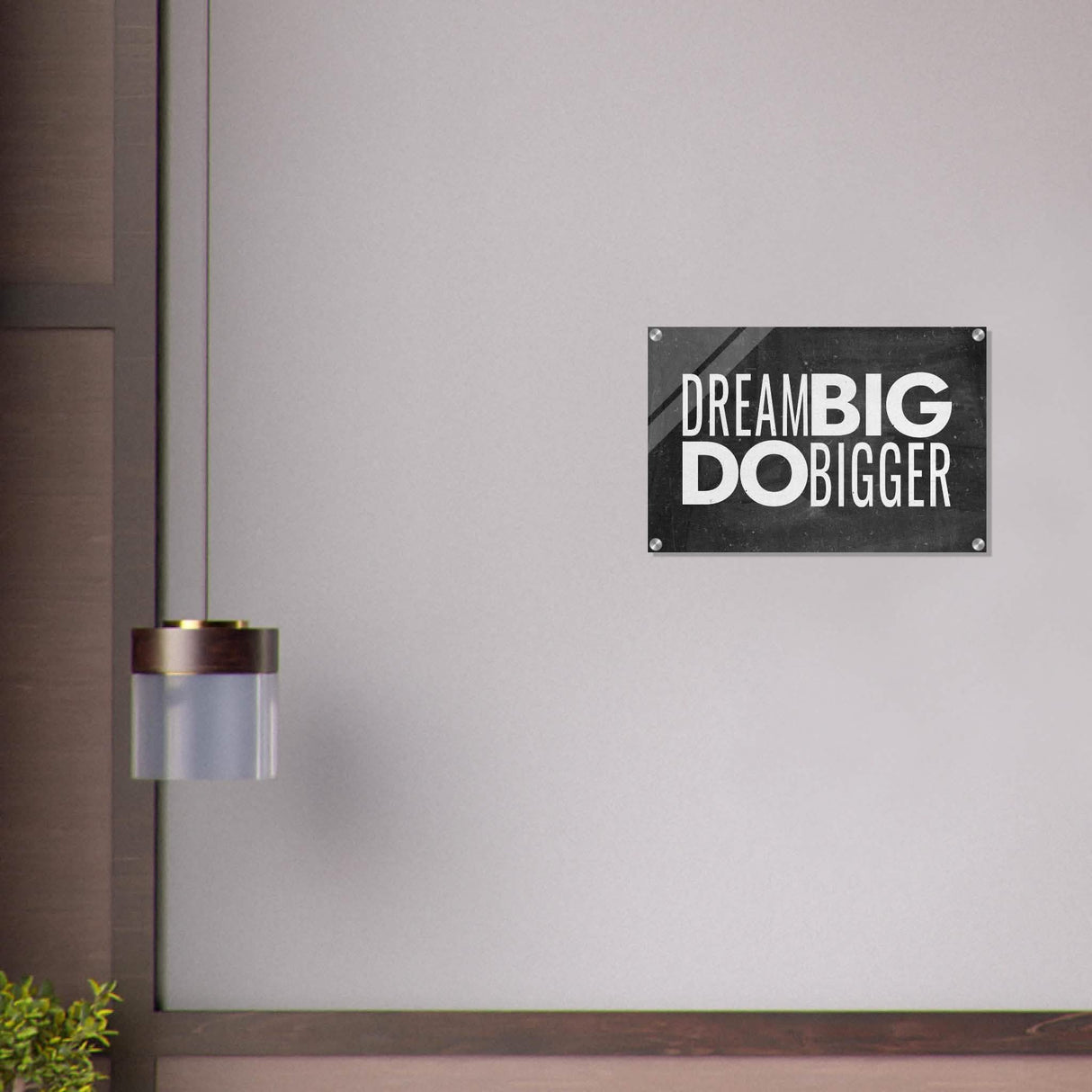 Da Vinci Motivational Wall Art | Dream - Acrylic Print - 40x60 cm / 16x24″ -