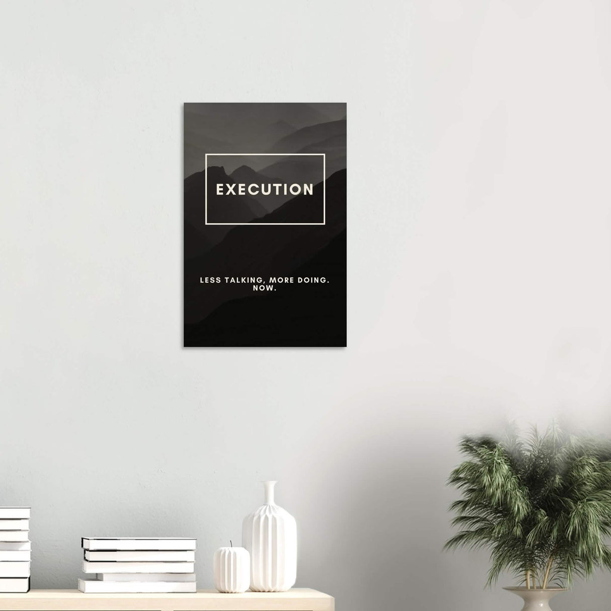 Da Vinci Motivational Wall Art | Execution - Wood Prints - 40x60 cm / 16x24″ - 20 mm