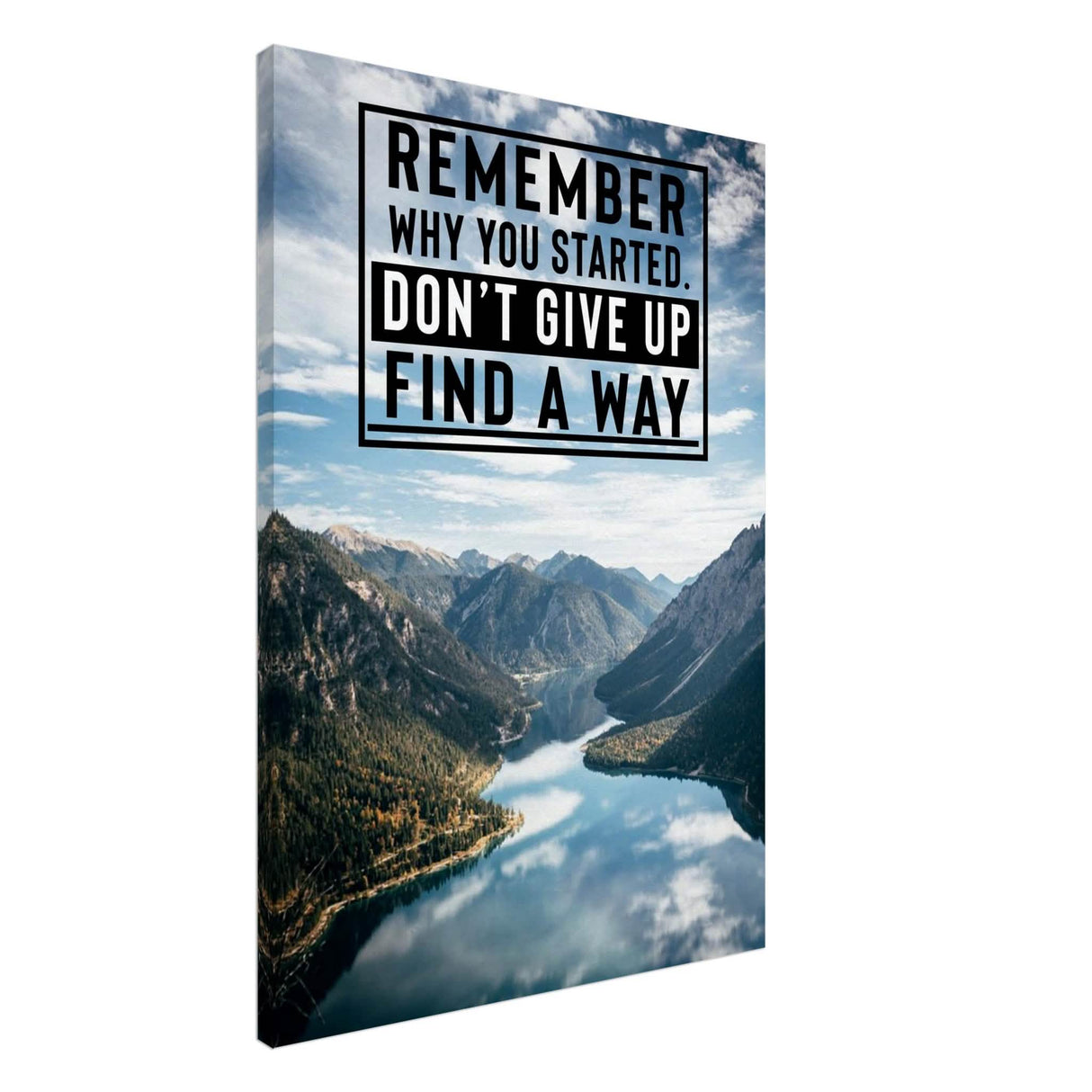 Da Vinci Motivational Wall Art | Find a Way - Canvas - 70x100 cm / 28x40″ - Thick