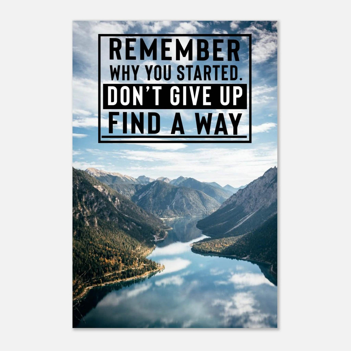 Da Vinci Motivational Wall Art | Find a Way - Aluminum Print - 30x45 cm / 12x18″ -