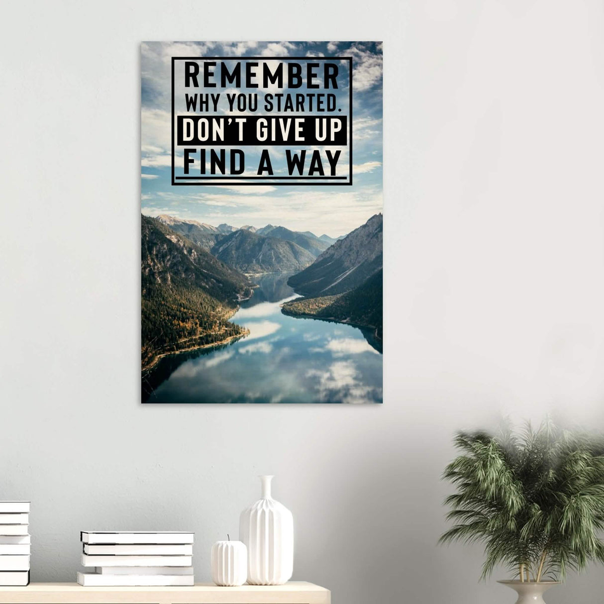 Da Vinci Motivational Wall Art | Find a Way - Wood Prints - 60x90 cm / 24x36″ - 20 mm