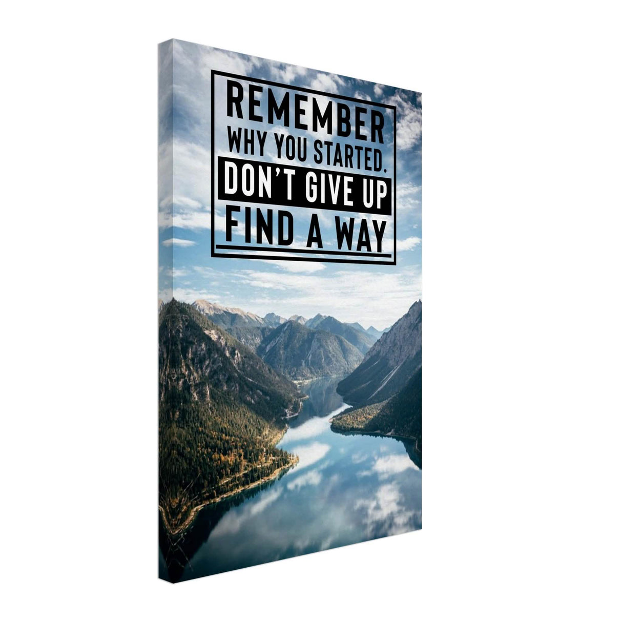 Da Vinci Motivational Wall Art | Find a Way - Canvas - 40x60 cm / 16x24″ - Thick