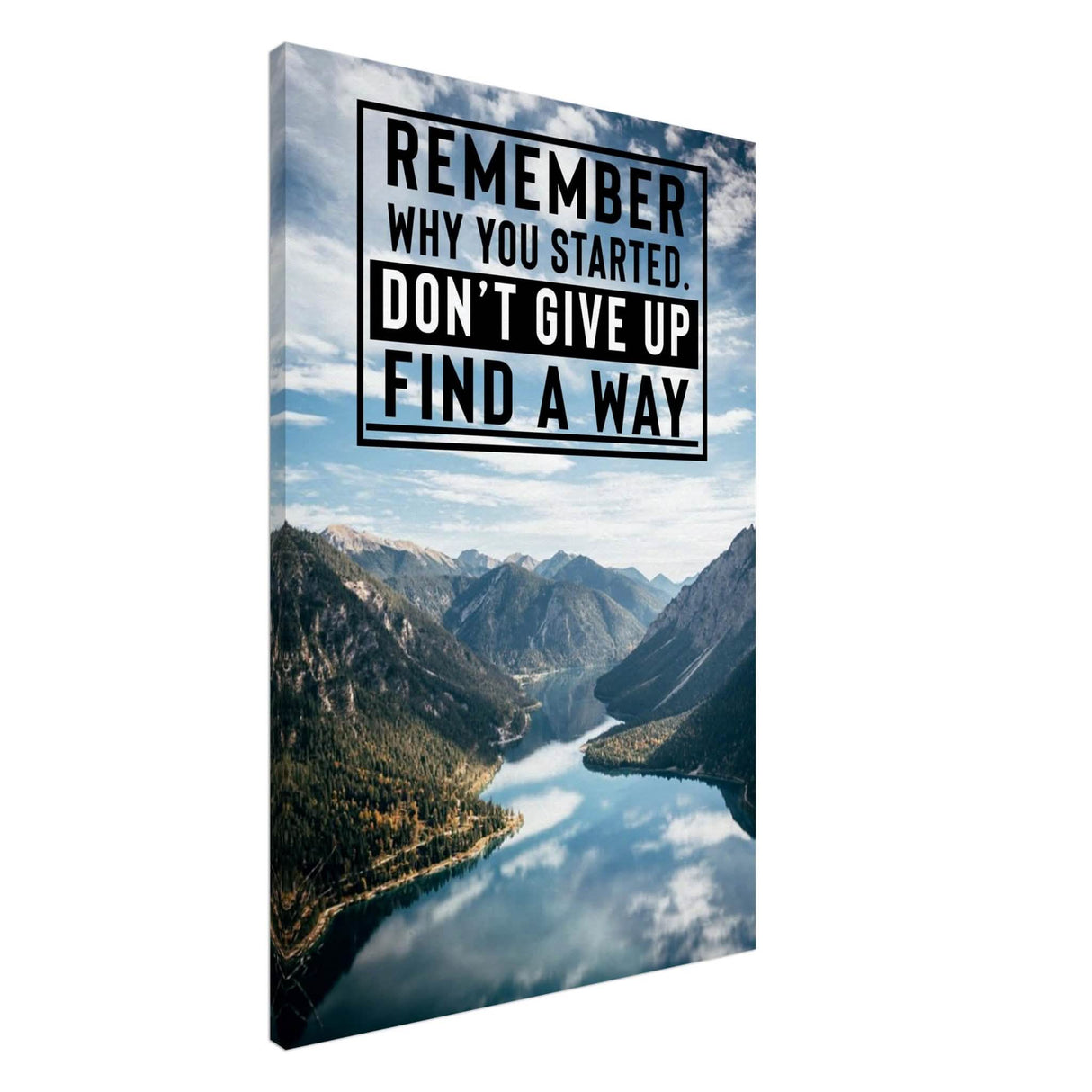 Da Vinci Motivational Wall Art | Find a Way - Canvas - 60x90 cm / 24x36″ - Slim