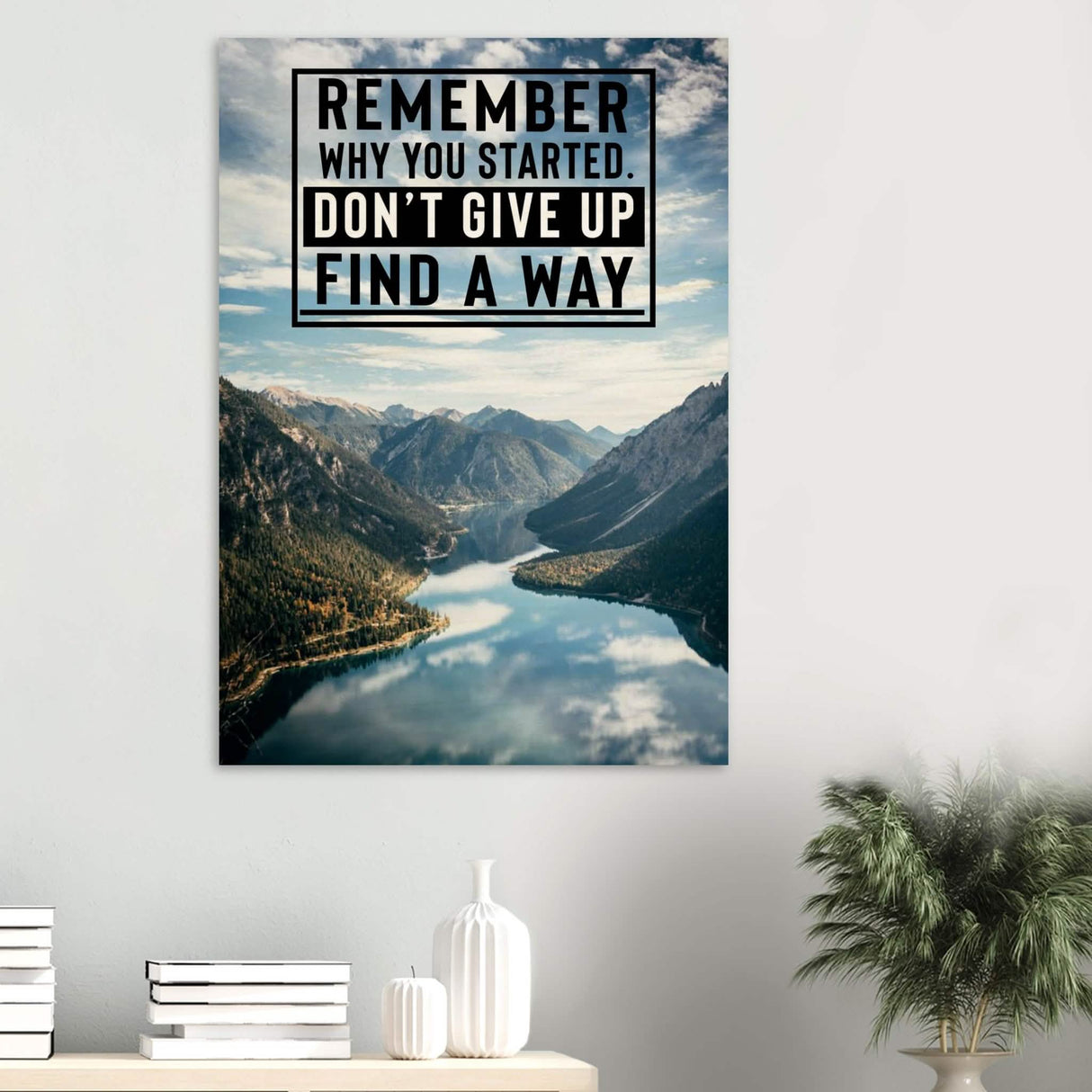Da Vinci Motivational Wall Art | Find a Way - Wood Prints - 70x100 cm / 28x40″ - 20 mm