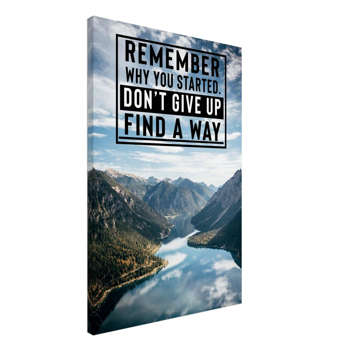 Da Vinci Motivational Wall Art | Find a Way - Canvas - 50x75 cm / 20x30″ - Slim