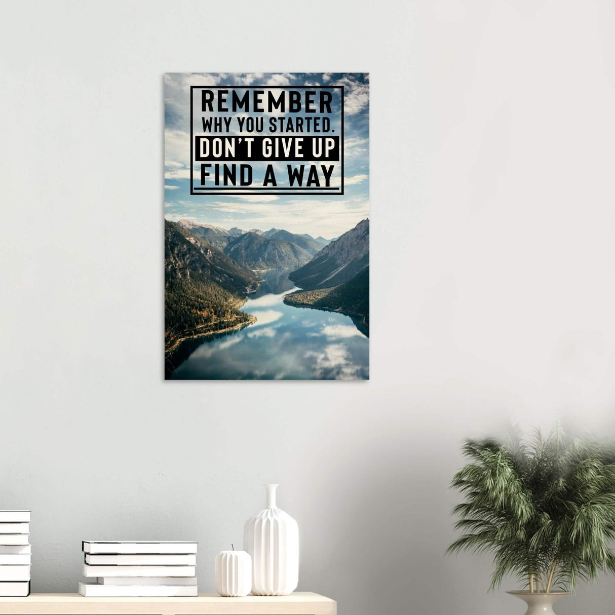 Da Vinci Motivational Wall Art | Find a Way - Wood Prints - 50x75 cm / 20x30″ - 20 mm