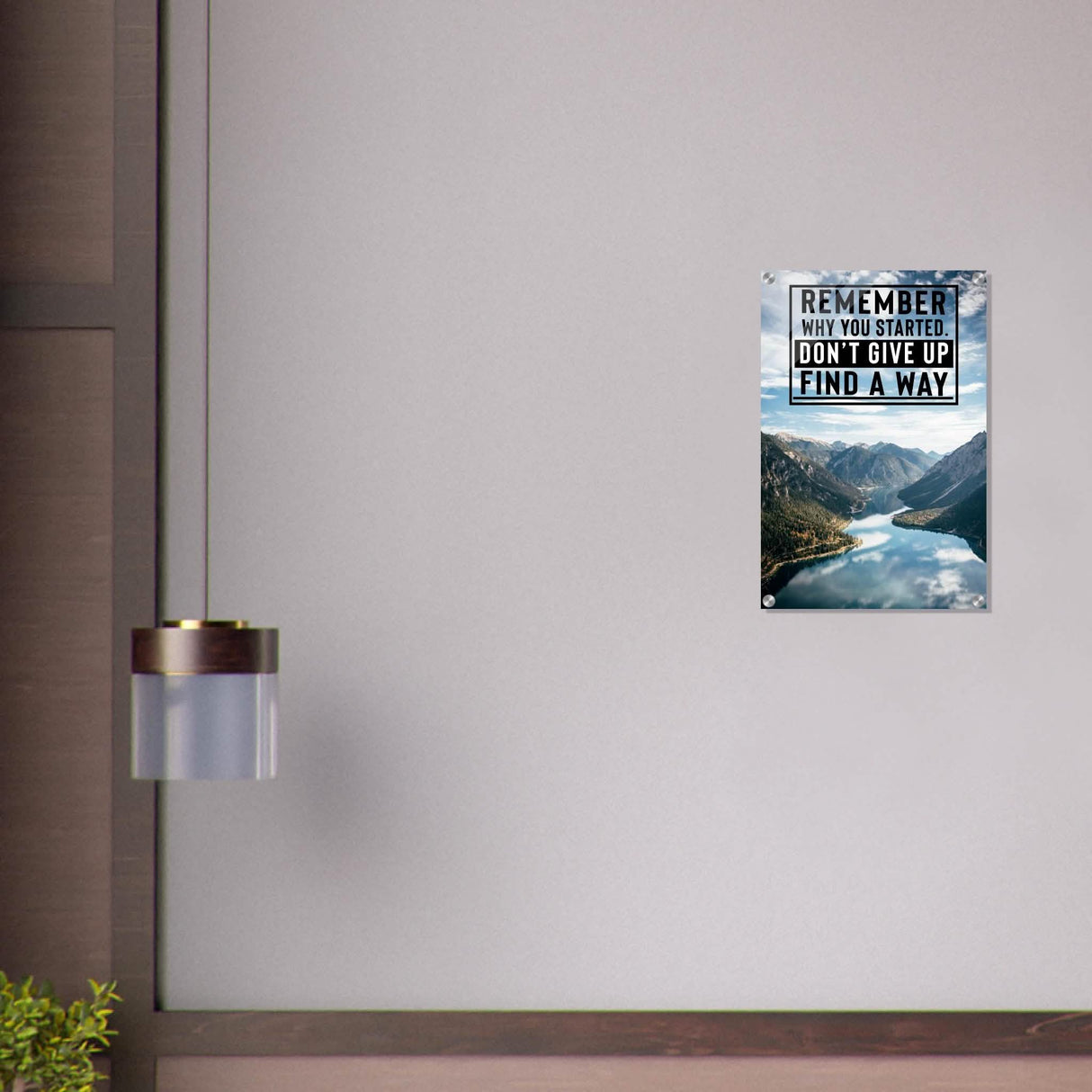 Da Vinci Motivational Wall Art | Find a Way - Acrylic Print - 40x60 cm / 16x24″ -