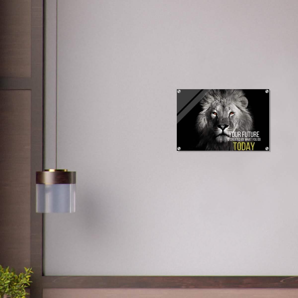 Da Vinci Motivational Wall Art | Future - Acrylic Print - 40x60 cm / 16x24″ -