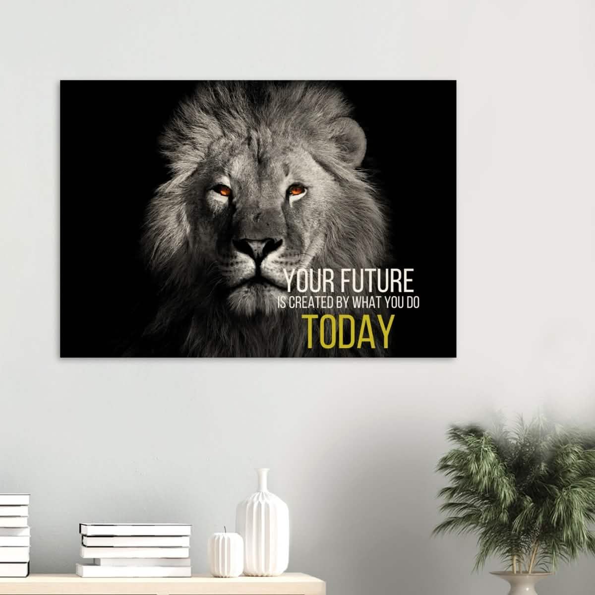 Da Vinci Motivational Wall Art | Future - Wood Prints - 70x100 cm / 28x40″ - 10 mm