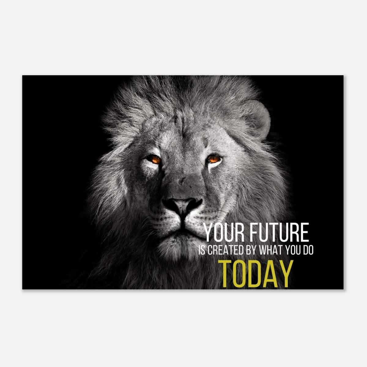 Da Vinci Motivational Wall Art | Future - Aluminum Print - 40x60 cm / 16x24″ -