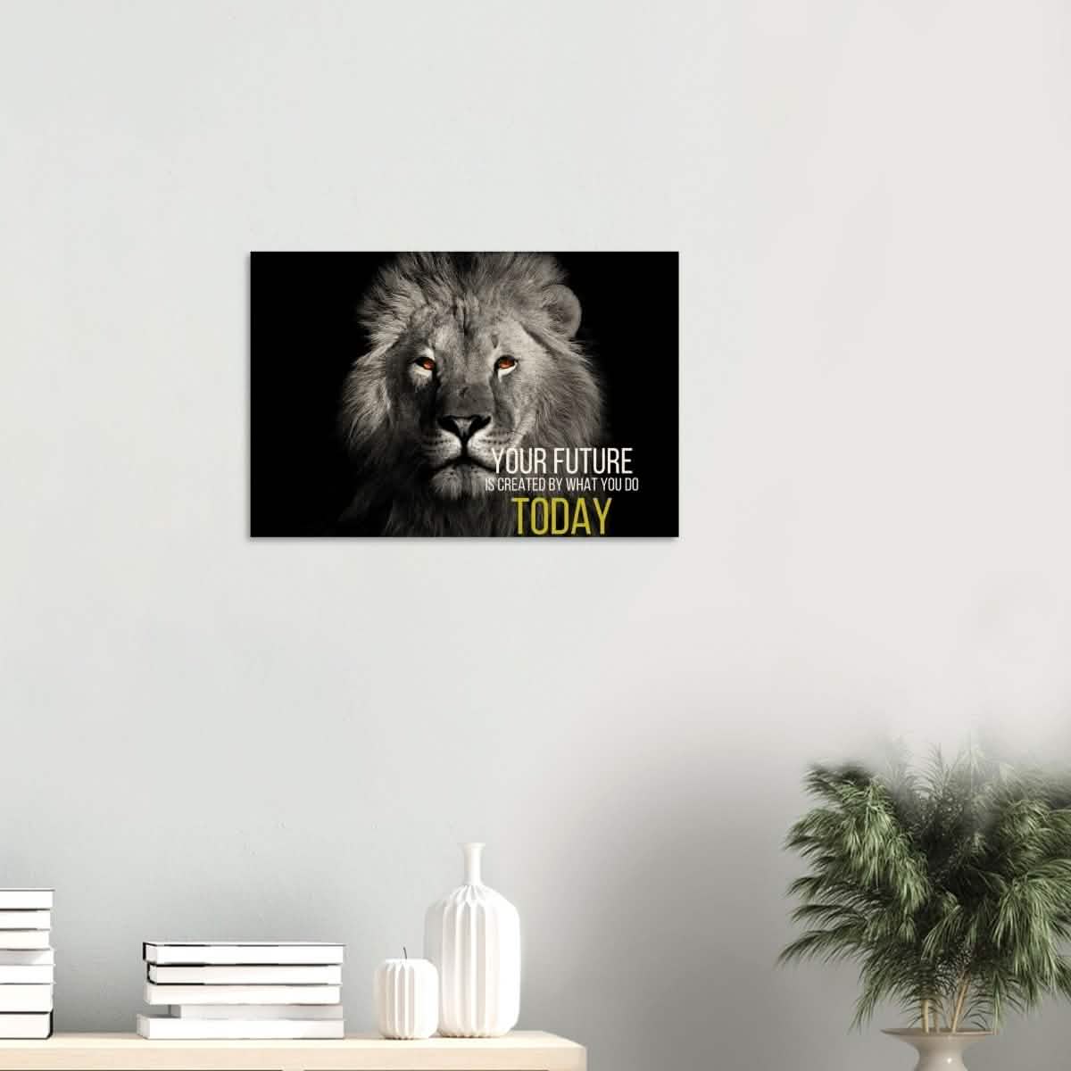 Da Vinci Motivational Wall Art | Future - Wood Prints - 40x60 cm / 16x24″ - 20 mm