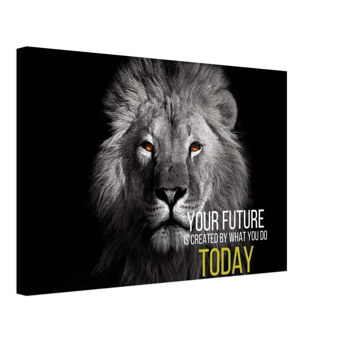 Da Vinci Motivational Wall Art | Future - Canvas - 40x60 cm / 16x24″ - Thick